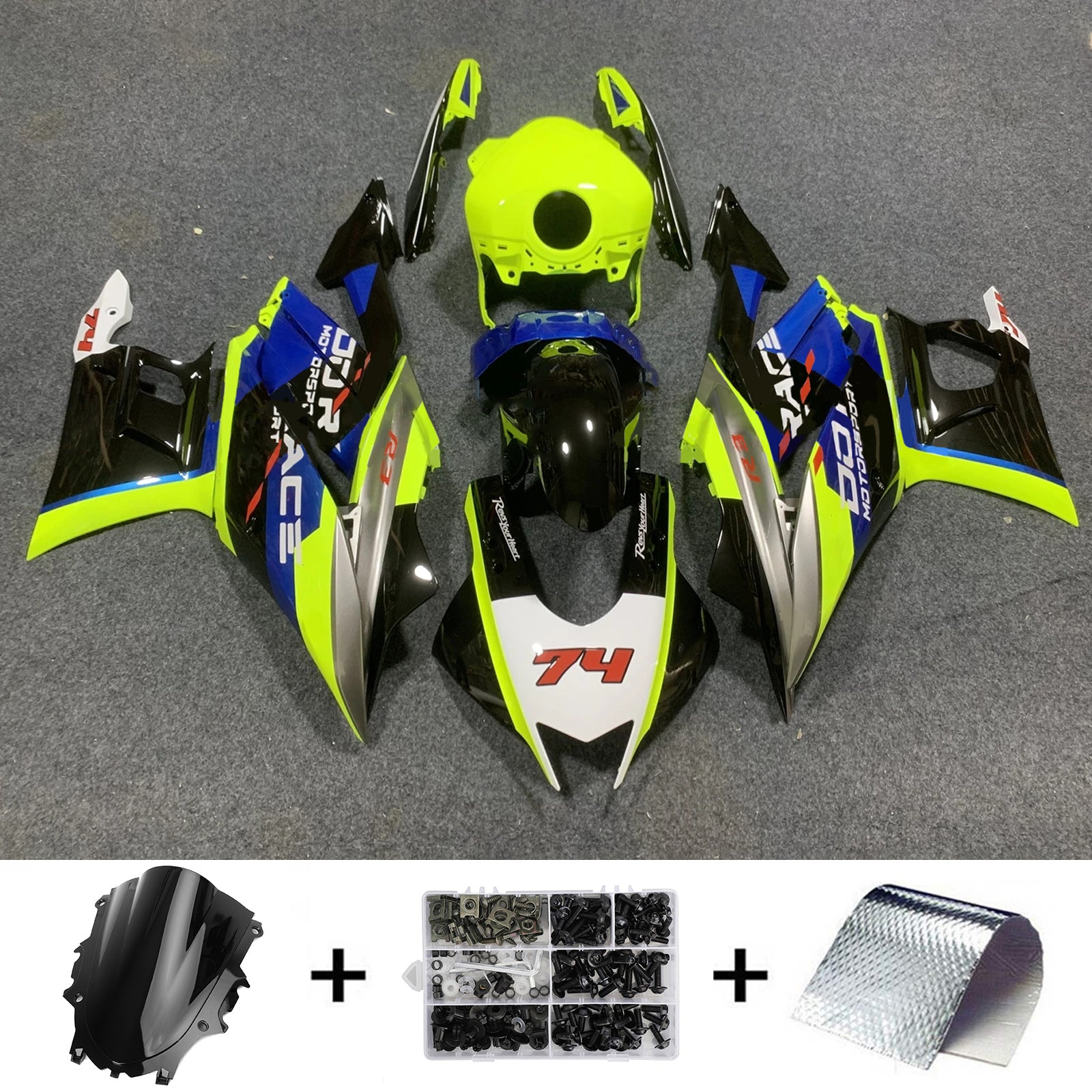 2022-2023 Yamaha YZF-R3 R25 Injection Fairing Kit Bodywork Plastic ABS