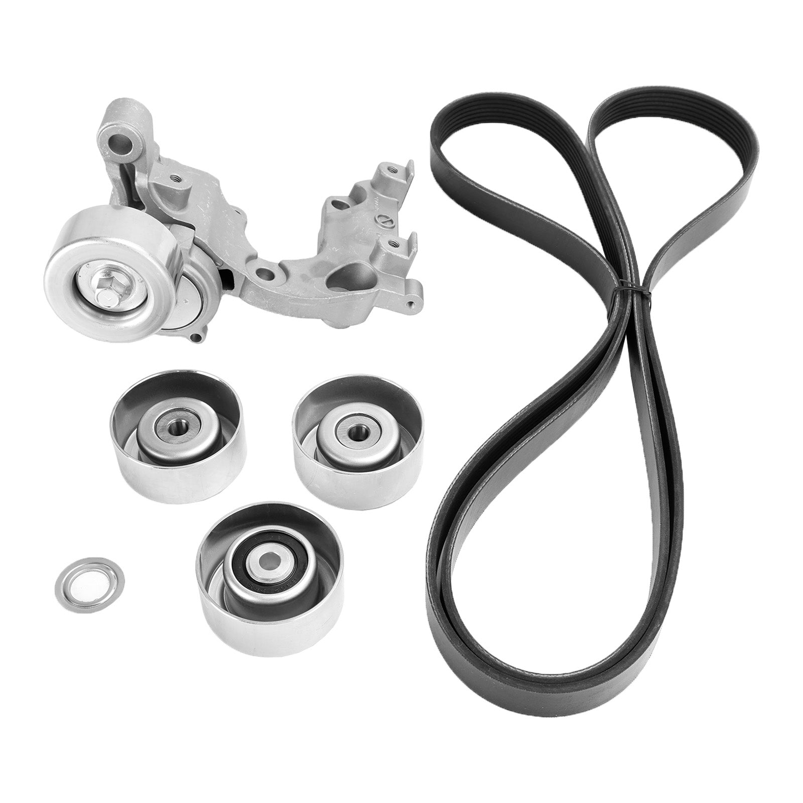 Kit de tensor de correia de transmissão e polia intermediária para Toyota Tacoma 4Runner Tundra V6 4.0L