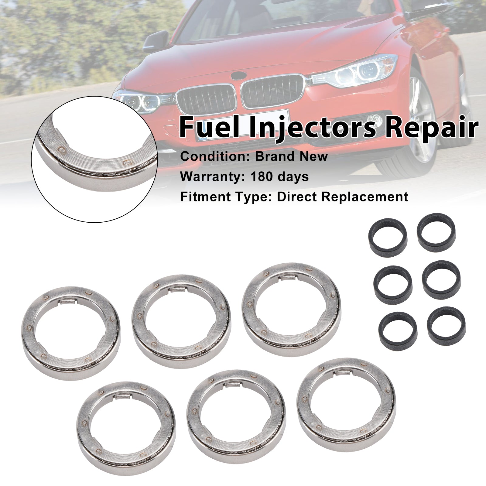 12 stuks brandstofinjector pakkingring & Element Fit BMW 335i 340i 528i N20 B38 N55