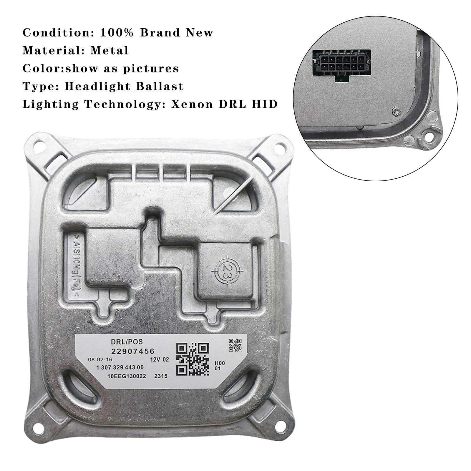 FARÇO DRL MODULOULT 22907456 PARA CADILLAC CTS CHEVY CAMARO 2014-2022