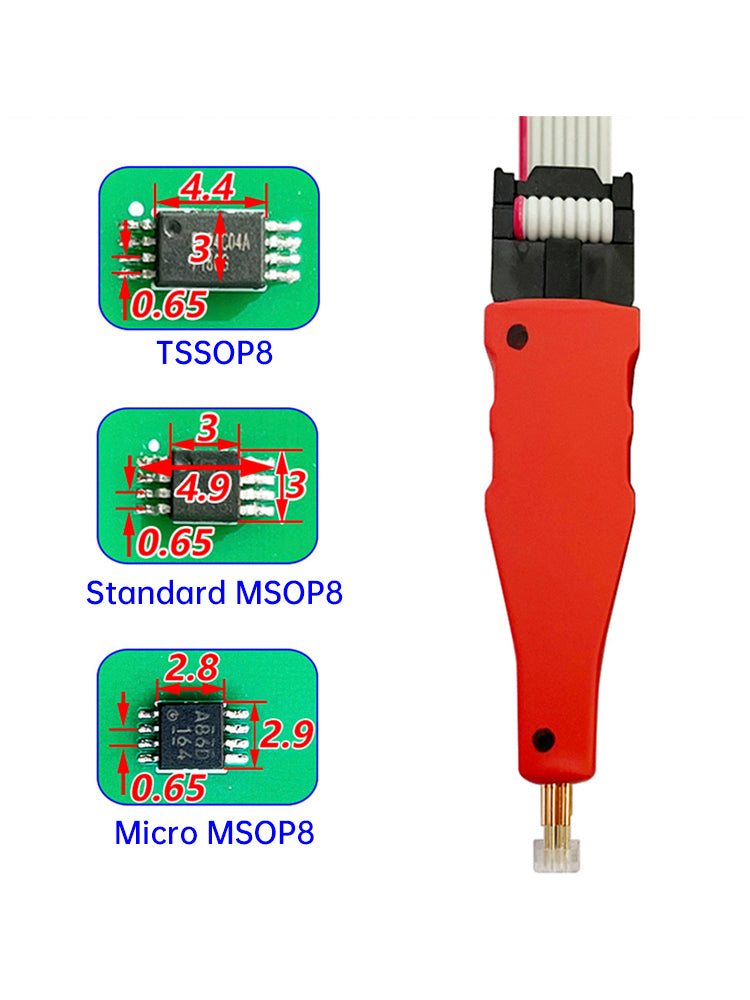 TSSOP8/MSOP8 Chip Burn Test Probe Micro Chip Veerpen Autoverbindingskabel