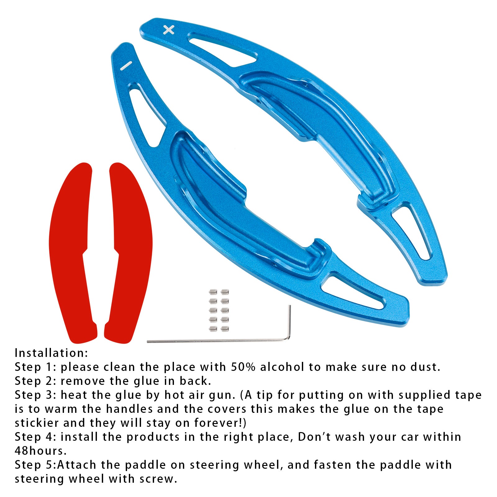 Ratthjulets skifterforlengelse for BMW M3 M4 x5m x6m aluminium