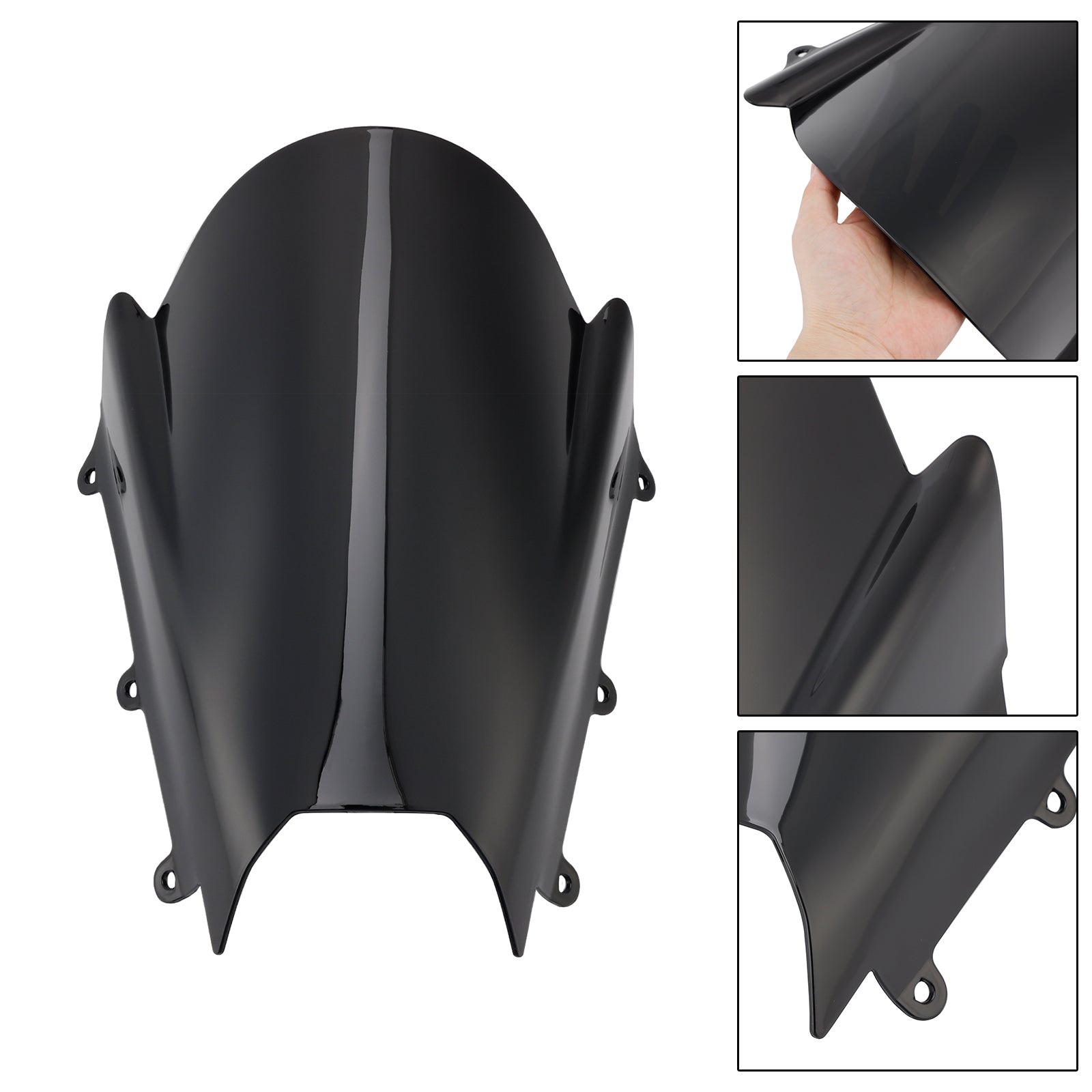 Windshield WindScreen fit for Suzuki GSX-8R GSX-8R 2024-2025 Black