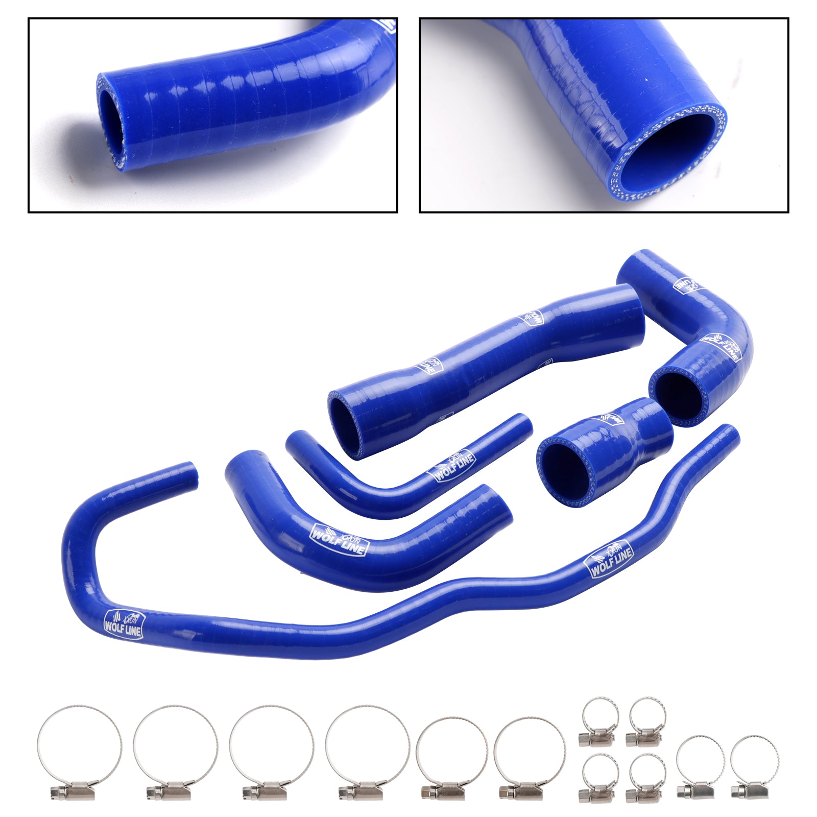 2021-2024 BMW S1000XR Silikon Radiator kjølevæskesett Kit