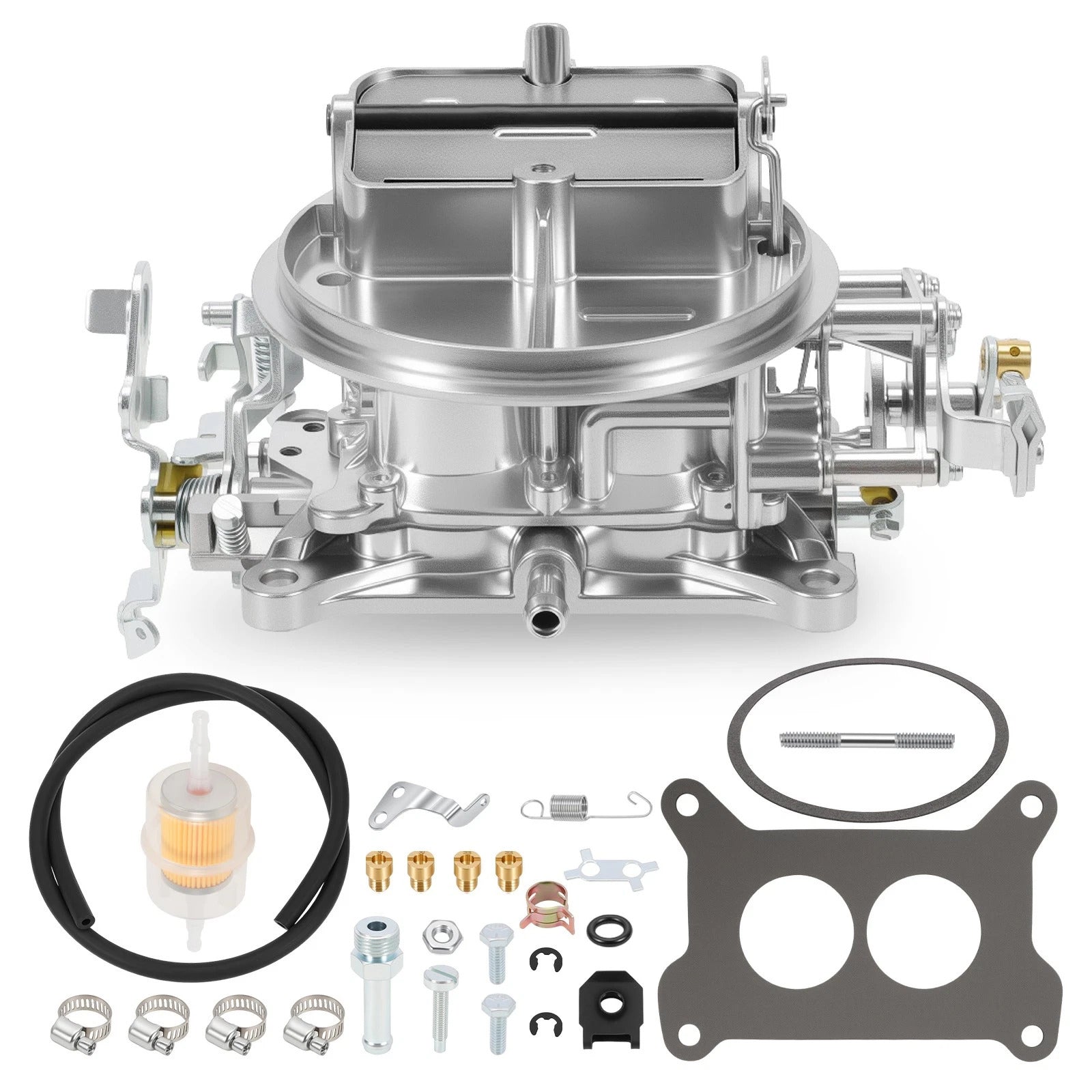 0-4412S 2 Barrel Carburetor For Holley 500 CFM W/ Manual Choke Gasoline 04412S