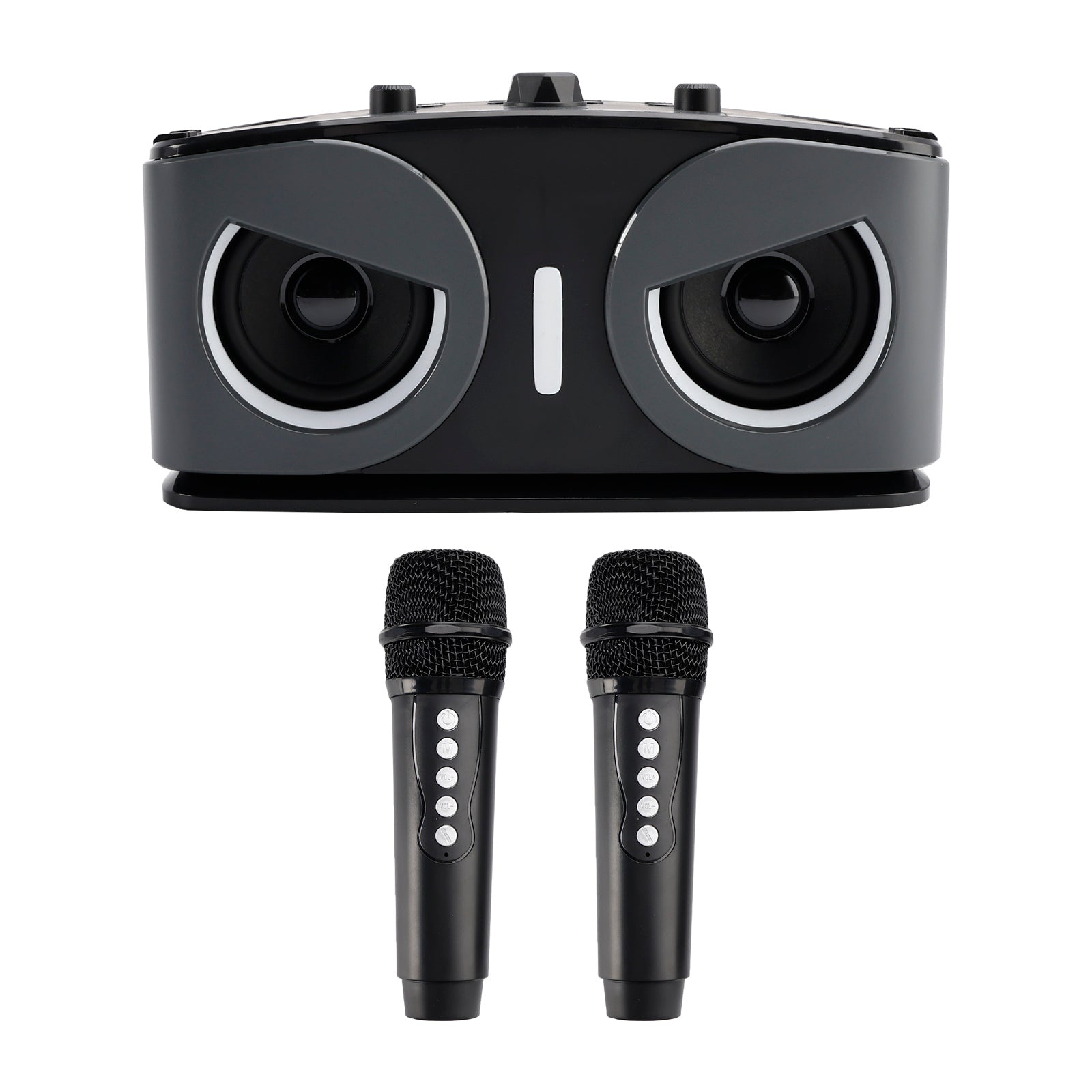 Wireless Bluetooth Speaker High Power Dual Microphone Karaoke All-in-One Audio