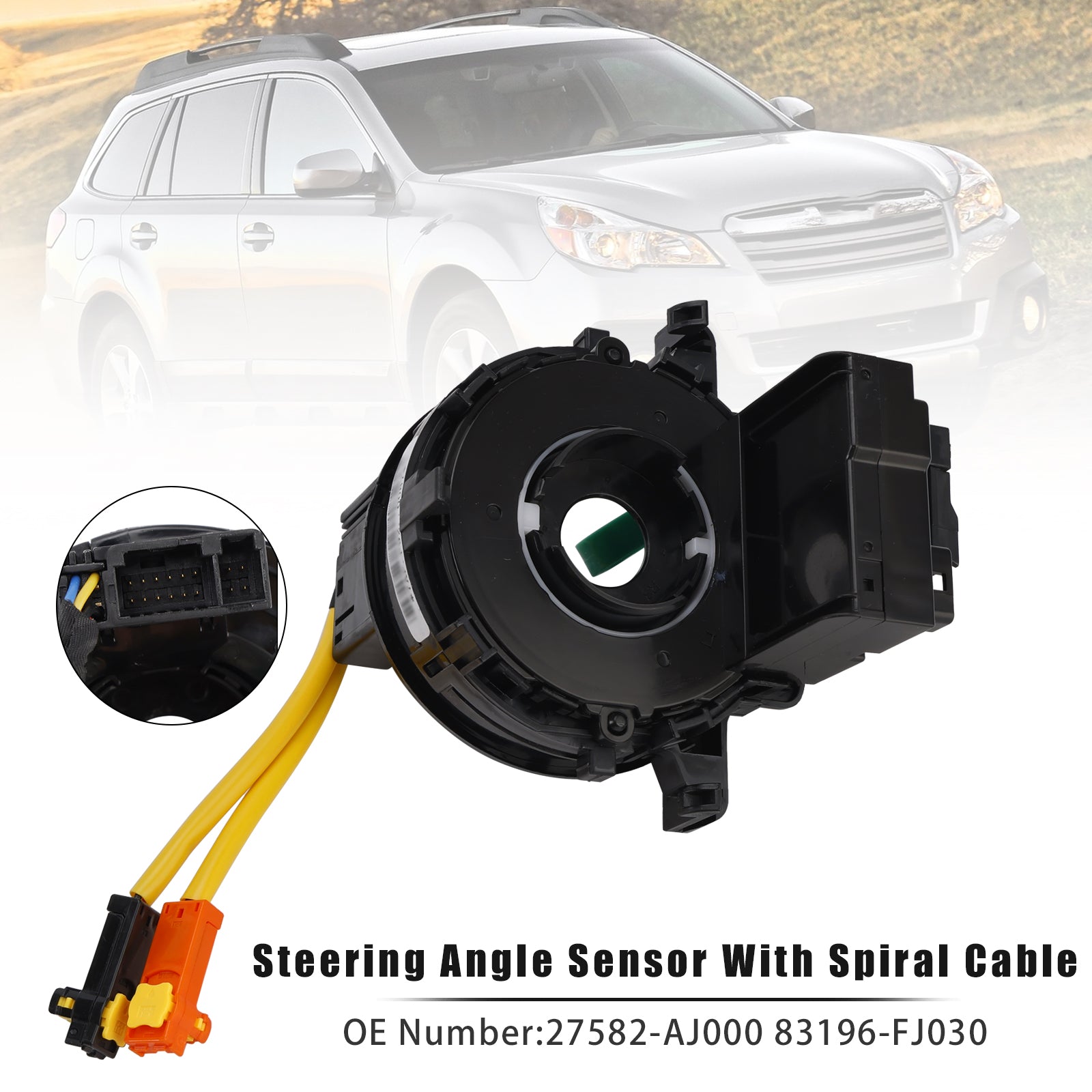 2015-2020 Subaru WRX STI Steering Angle Sensor With Spiral Cable 83196-FJ030 27582-AJ000