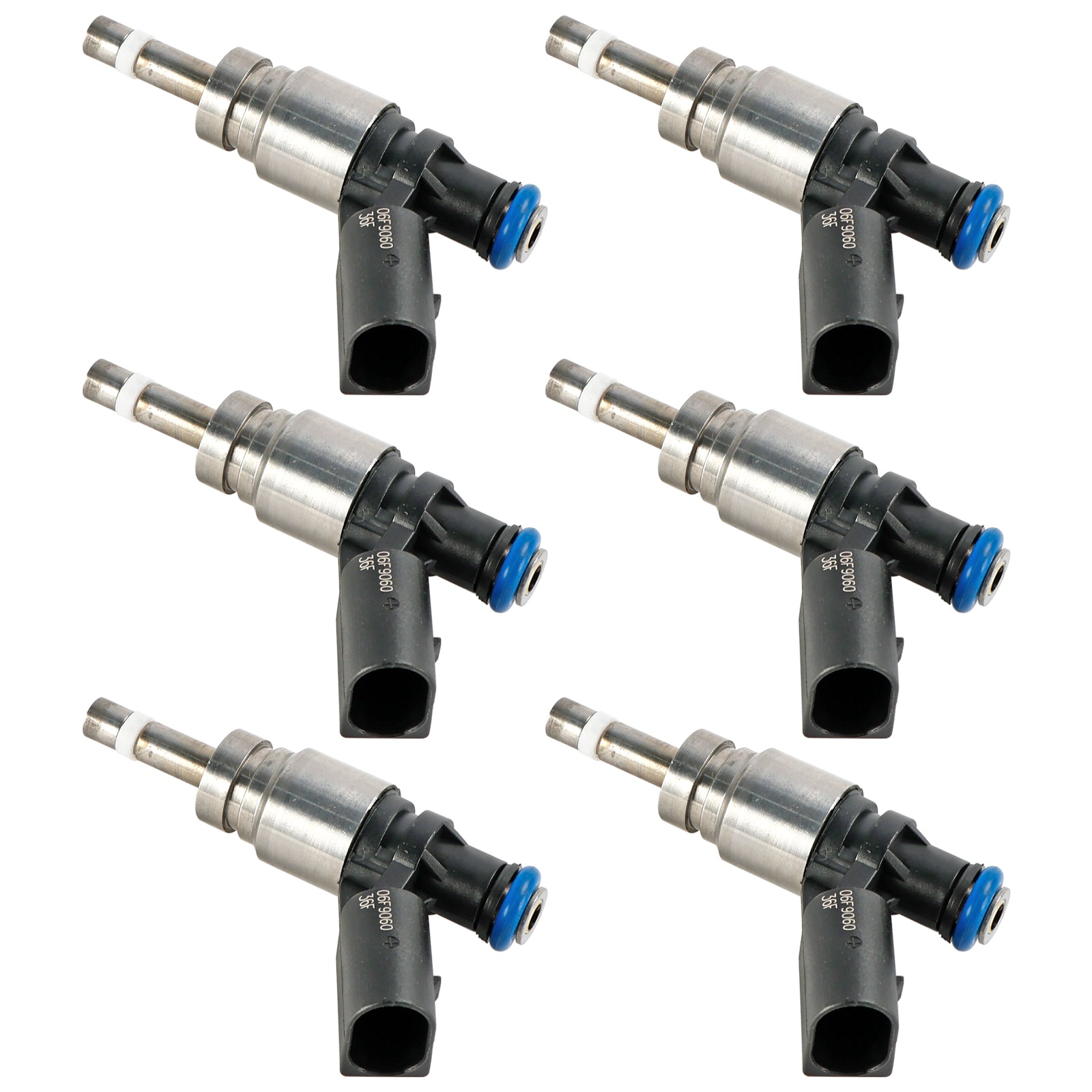 6PCS Brandstofinjector 06E906036F Fit Voor Audi Q5 A4 A5 A6 3.2L V6 2008-2011 0261500037