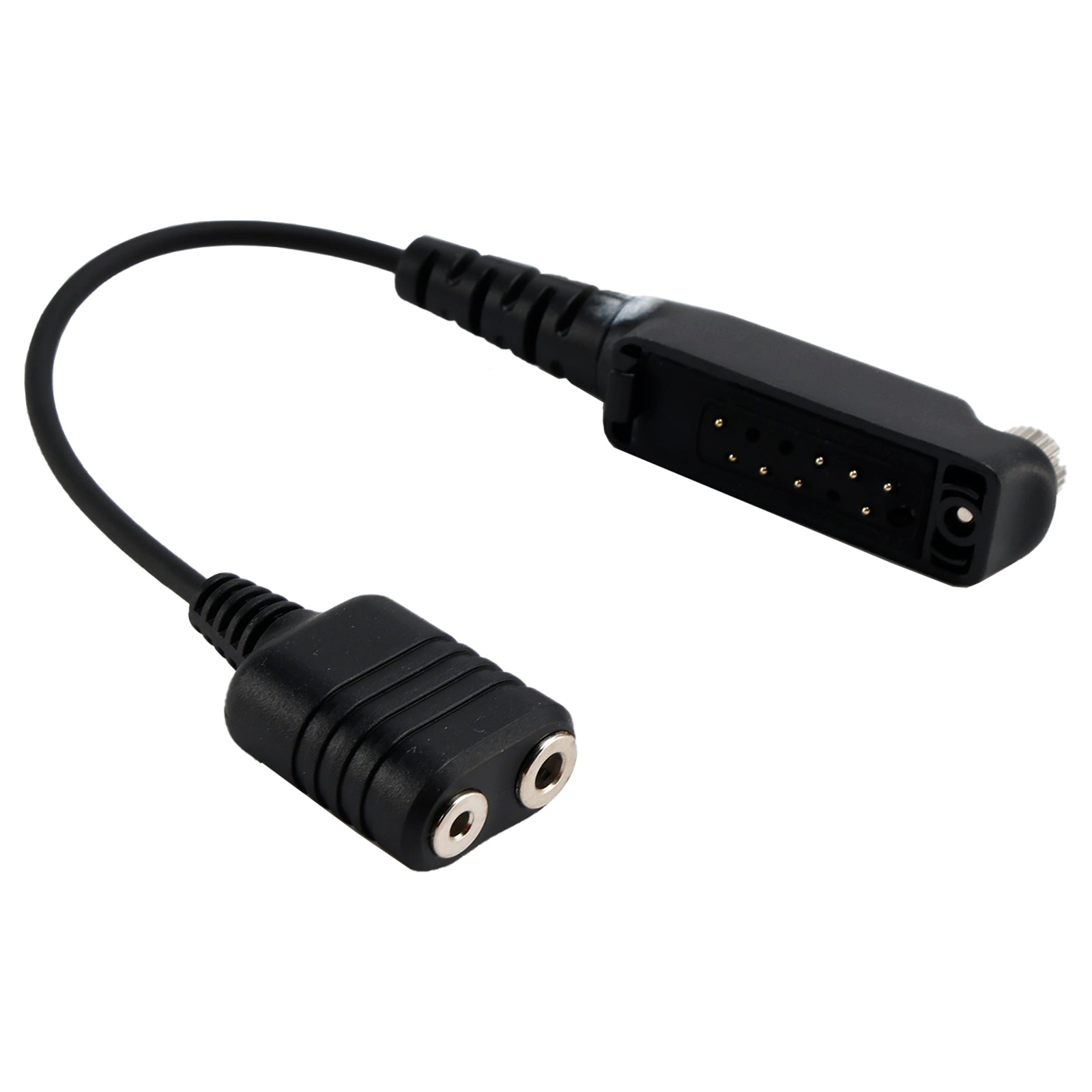 K Interface 2Pin Headset Port Converter Cable for Sepura STP8000 STP8030 STP8035