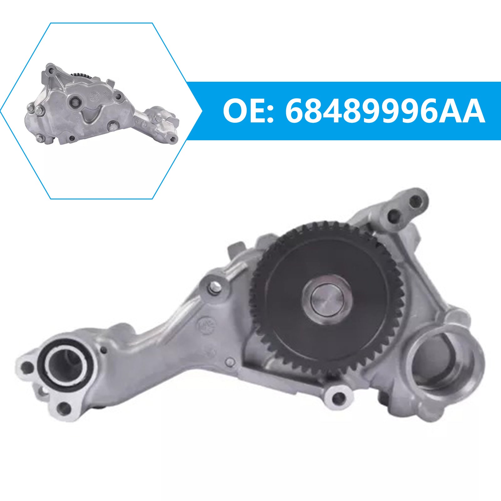 Pompe à huile Ecodiesel Ram Pickup 3.0L V6 2014 – 2021, 68489996AA 68147415AA 68147415AB