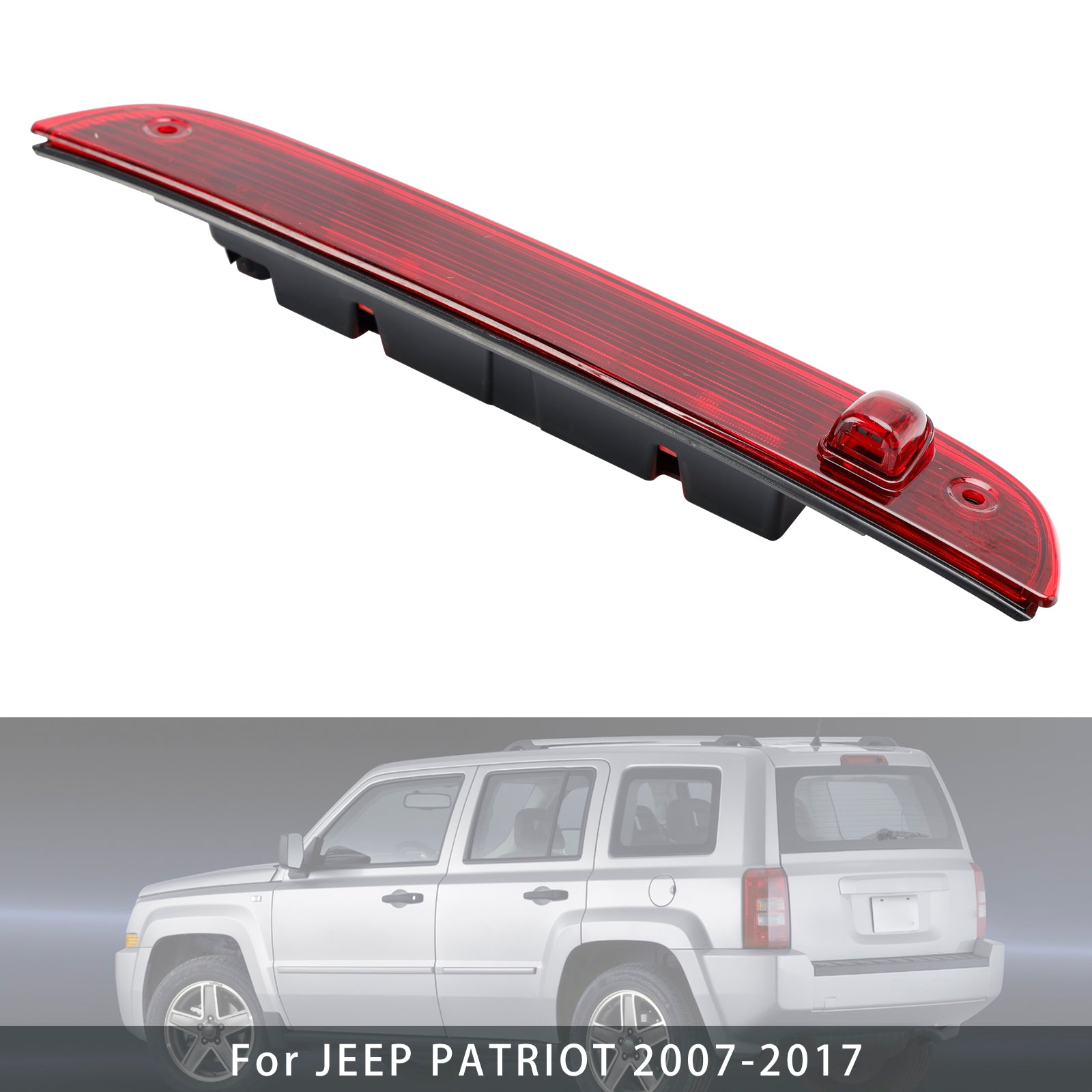 Feu LED de frein de haut niveau, troisième arrêt arrière 5116236AF pour JEEP PATRIOT 2007 – 2017