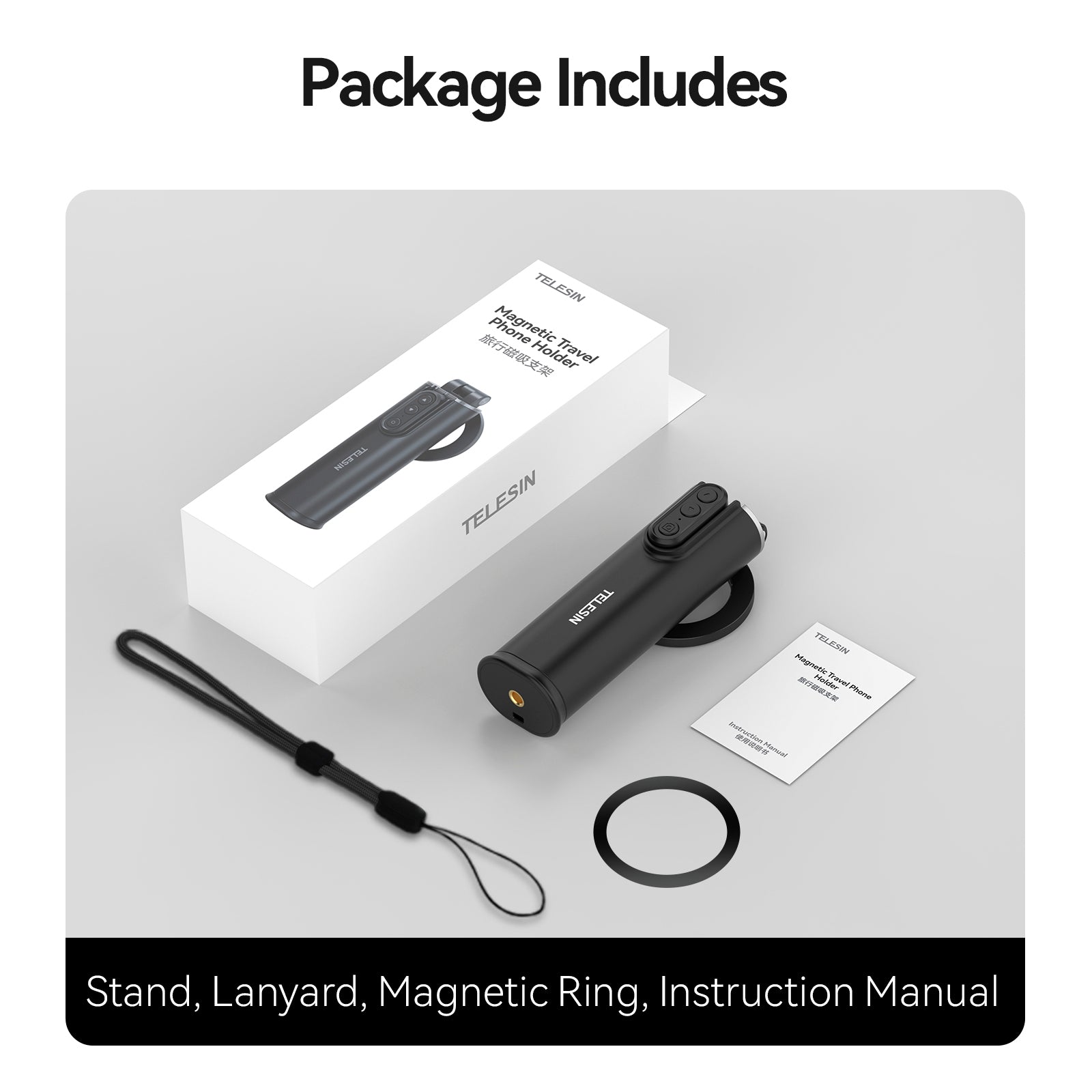 Travel Photography Mobile Phone Holder Remote Control Short Video Lazy Holder