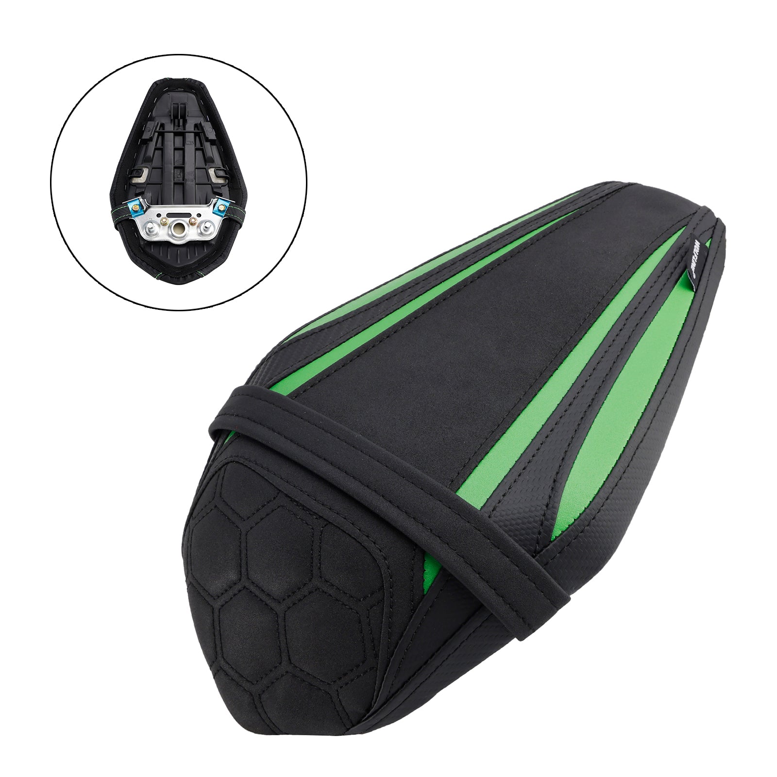 2021-2023 KAWASAKI ZX-10R/RR Bakre passagerarsäte Piller Sadel Flat Green