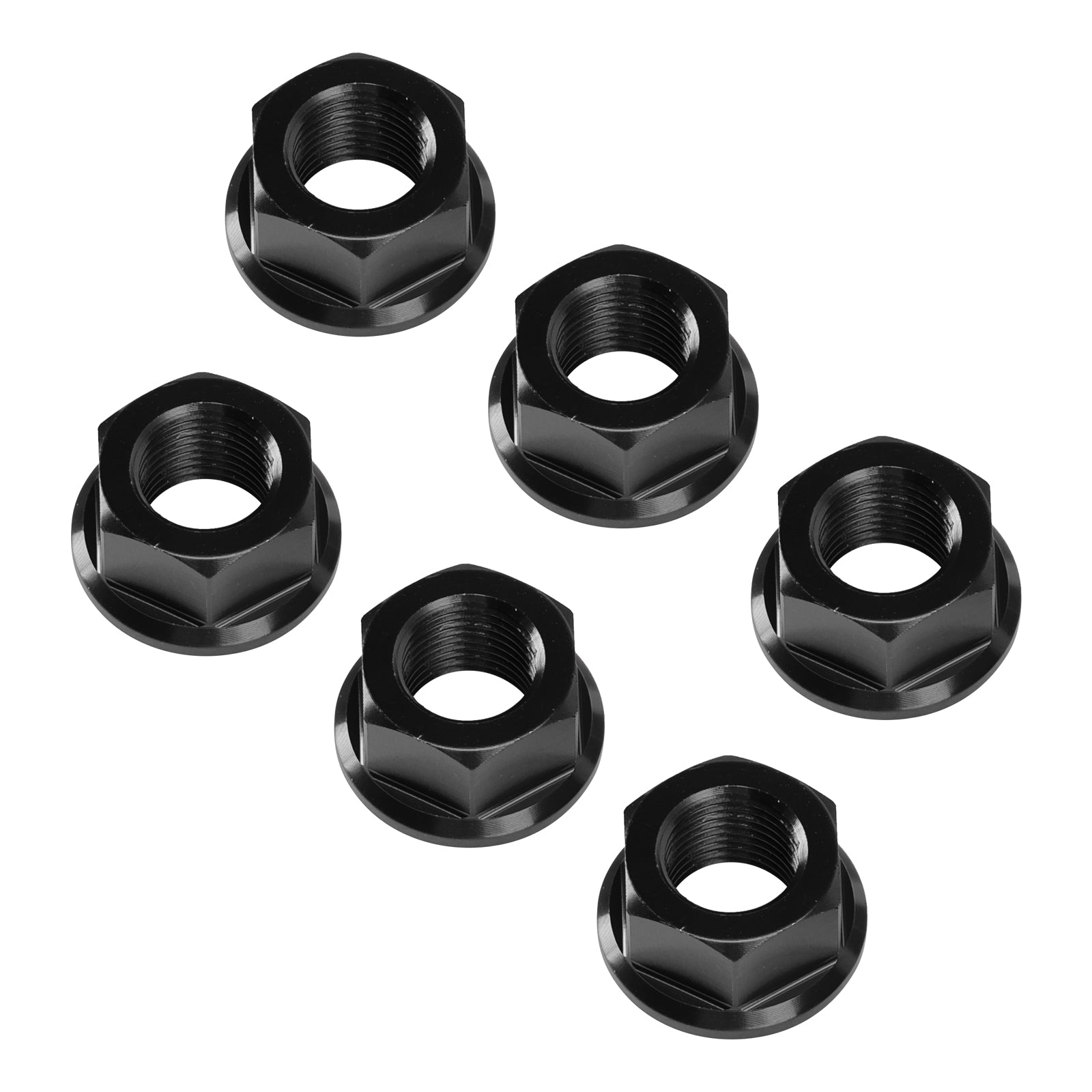 6x achtertandwielmoeren M10 x 1 mm voor Ducati Panigale V2 V4 V4S 1199 1299 12-24