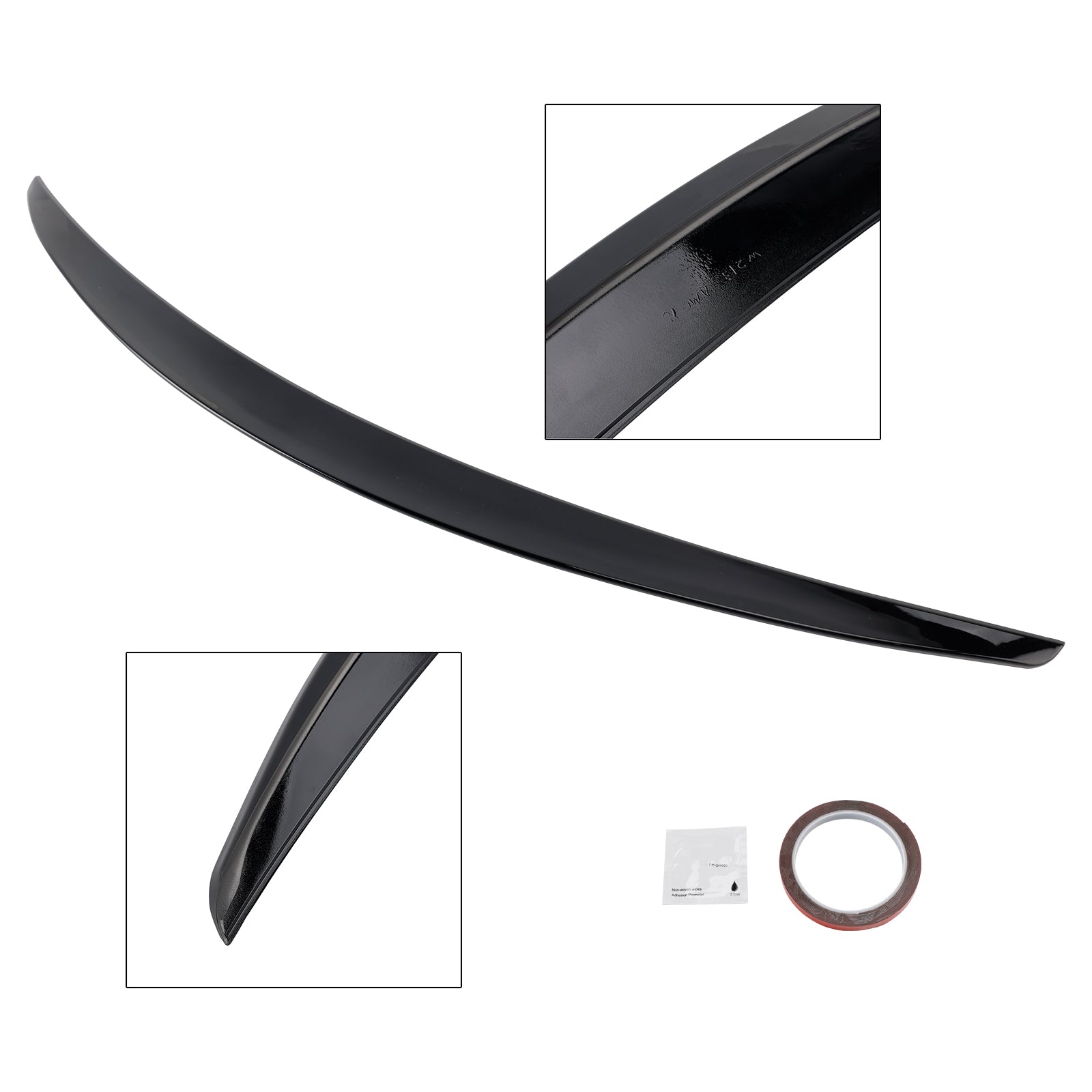 Mercedes-Benz Classe E 2016-2023 W213 Aileron arrière noir brillant de style AMG