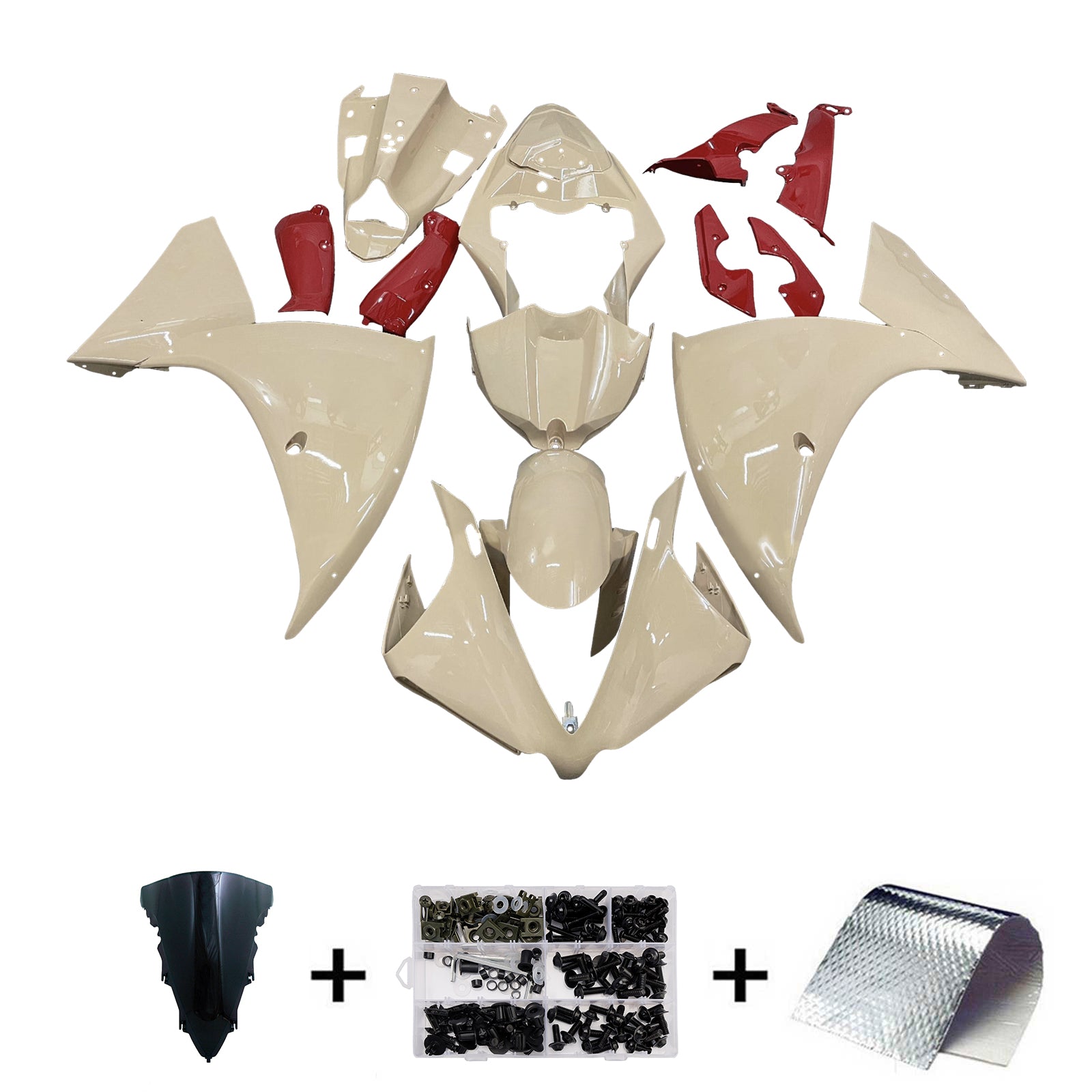 Kit de carenado de inyección carrocería plástico ABS para Yamaha YZFR1 YZF-R1 2012-2014