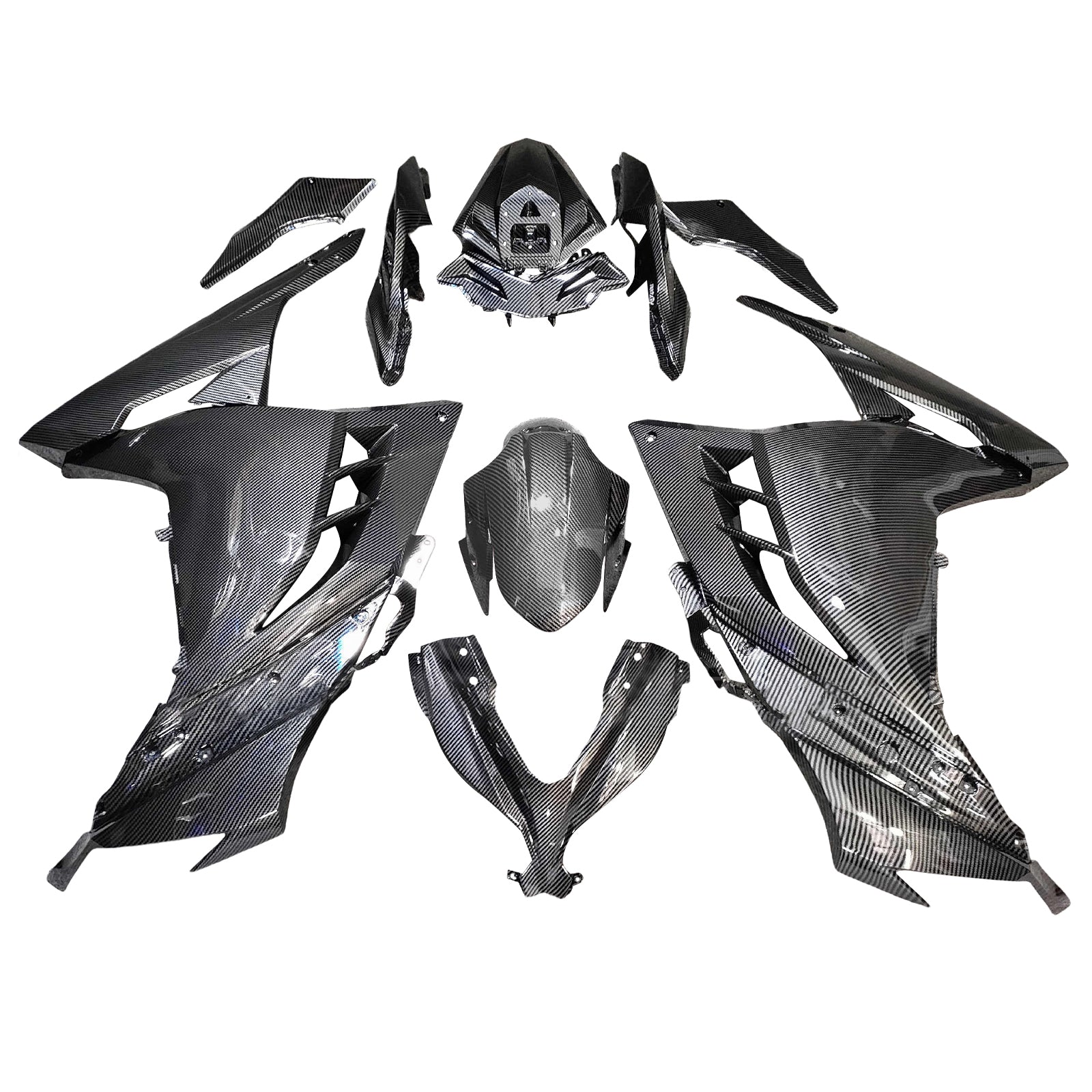 Injectie Kuip Kit Carrosserie Kunststof ABS geschikt voor Kawasaki EX300 Ninja 300 2013-2024
