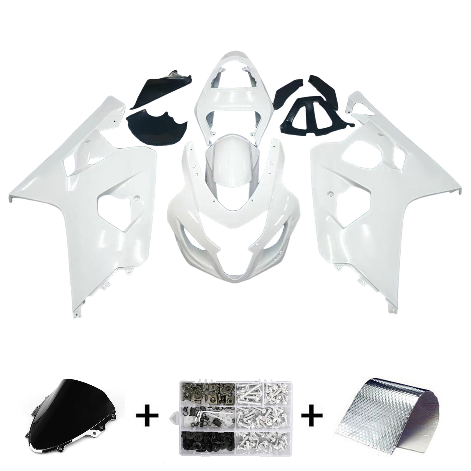 Injection Fairing Kit Bodywork Plastic ABS fit For Suzuki GSXR 600/750 2004-2005