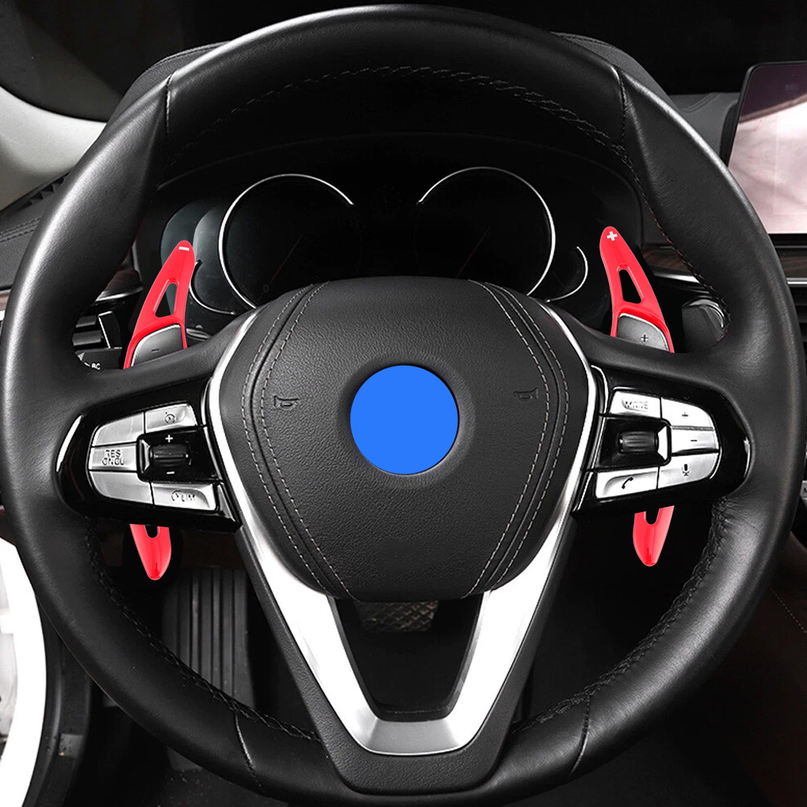 Stuurwiel Paddle Shifter Uitbreidingen Voor BMW G05 X5 F95 X5M G07 X7 G22 Rood