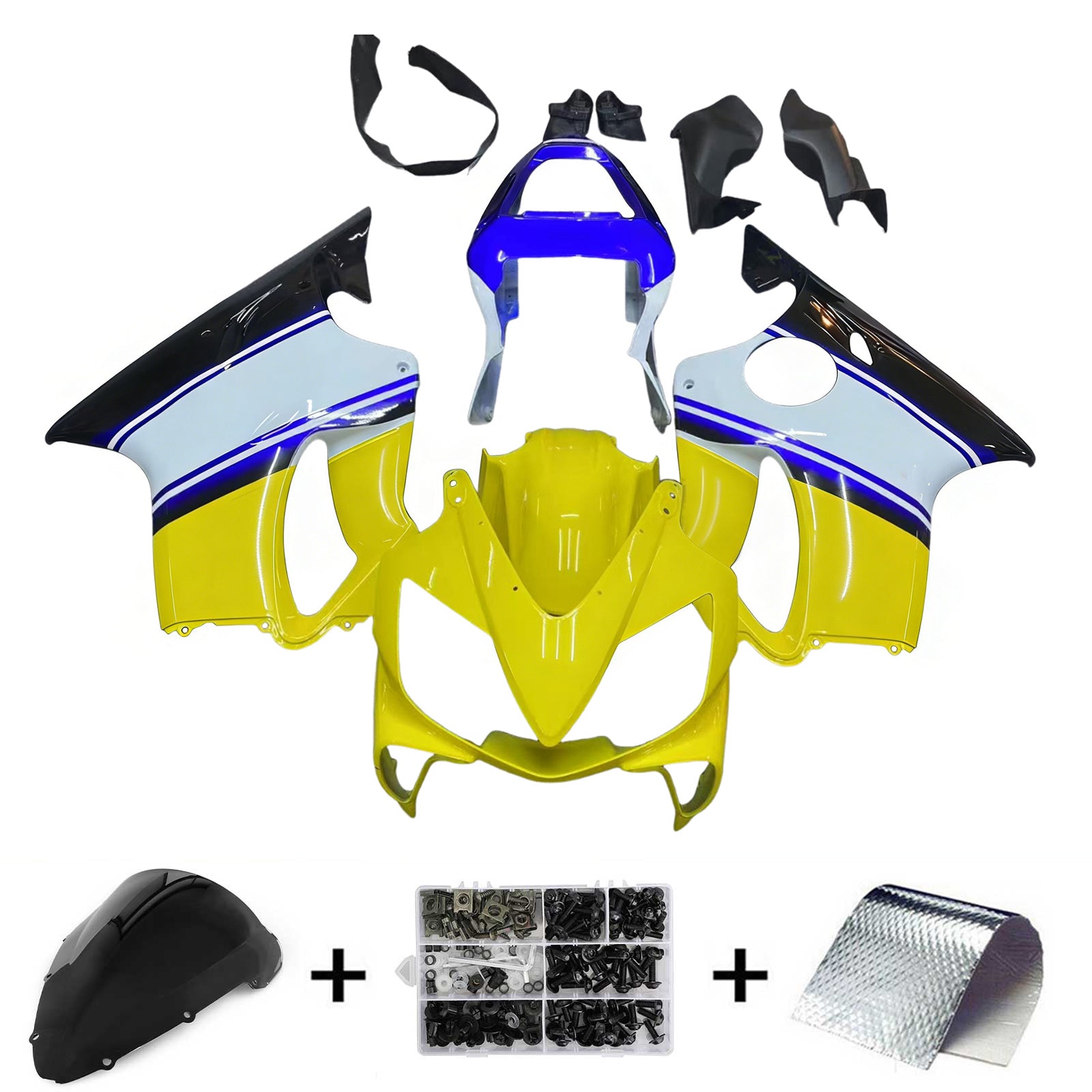 Injection Fairing Kit Bodywork Plastic ABS For Honda CBR600 F4i 2001-2003