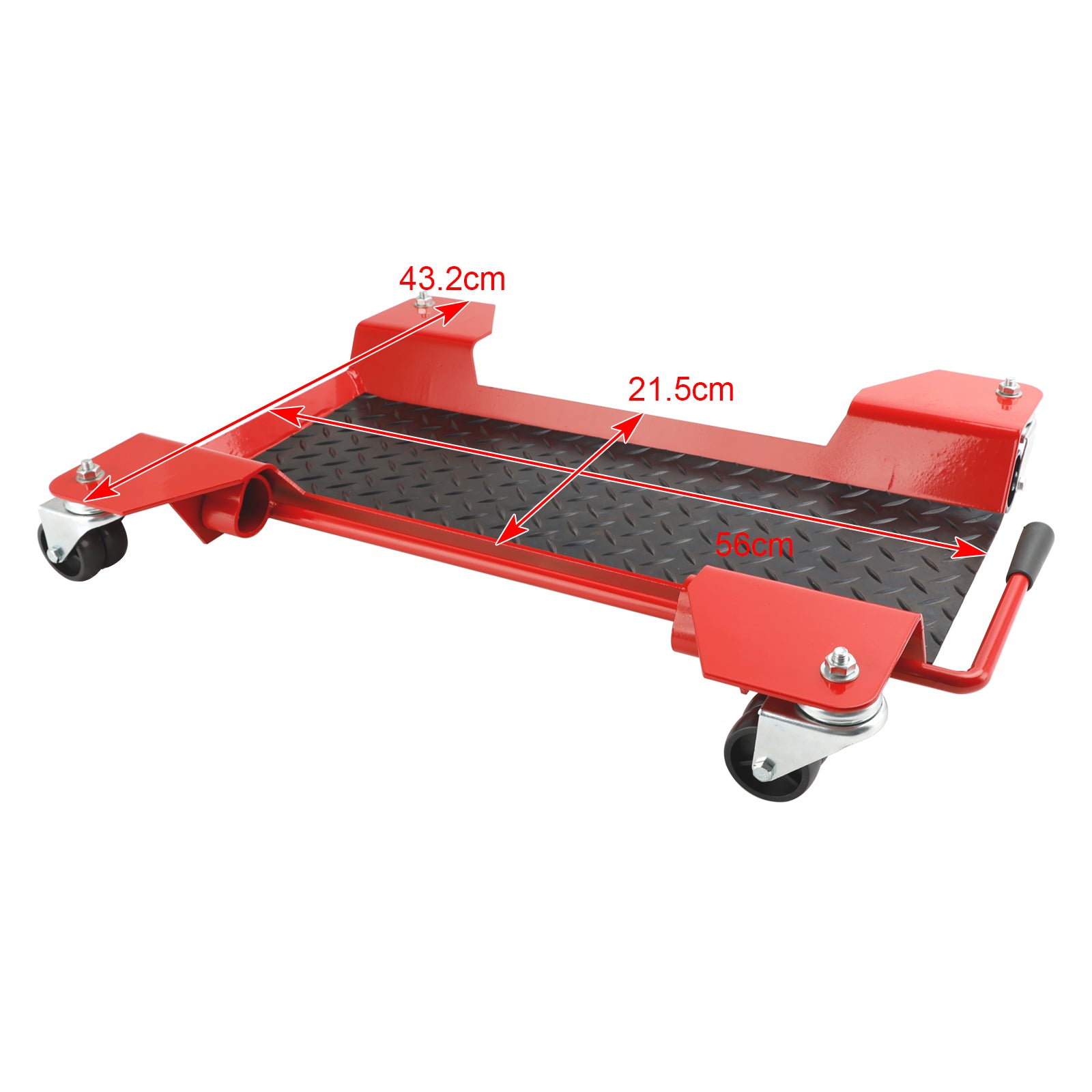 Motorcycle Center Stand Moving Dolly Trolley Platform 360 graden zwenkwielen 250 kg