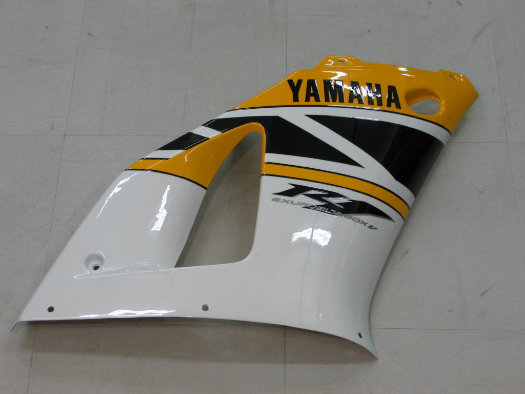 1998-1999 Yamaha YZF-R1 Yellow White Black Racing Fairings Generic