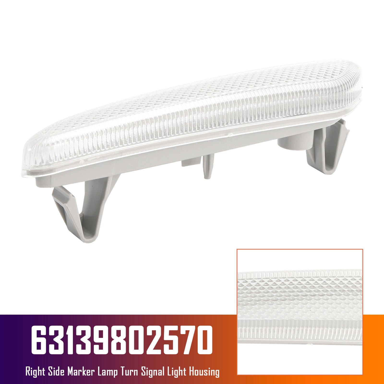 Höger sida Marker Lamp Turn Signal Ljushus för mini R60 10-17 R61 12-17