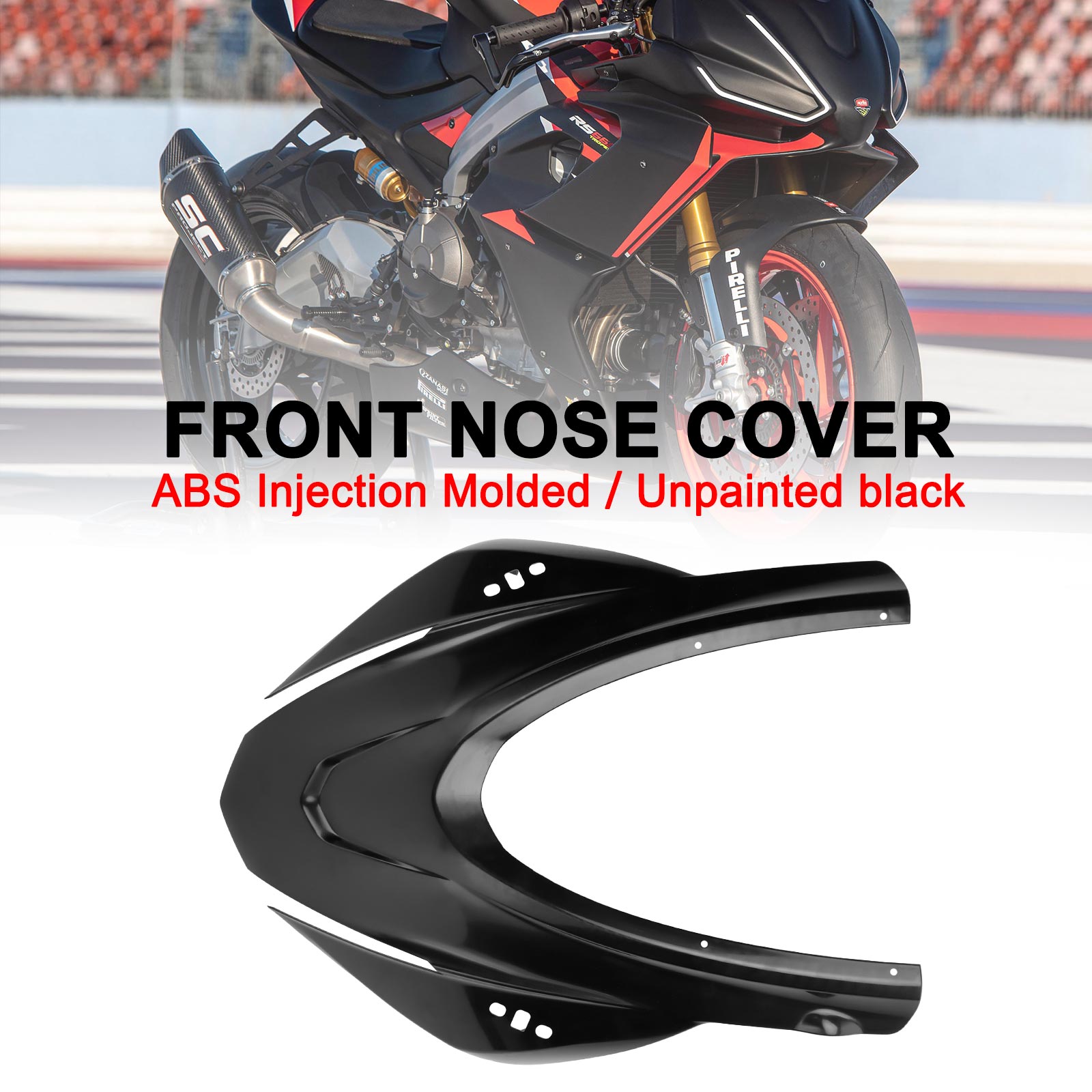 2020-2024 Aprilia RS 660 Unpainted Front Headlight Nose Cover