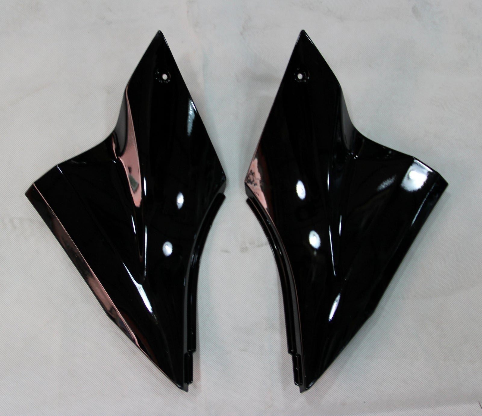 2006-2007 Kawasaki ZX 10R Noir Rouge Flame Racing Carénages Générique