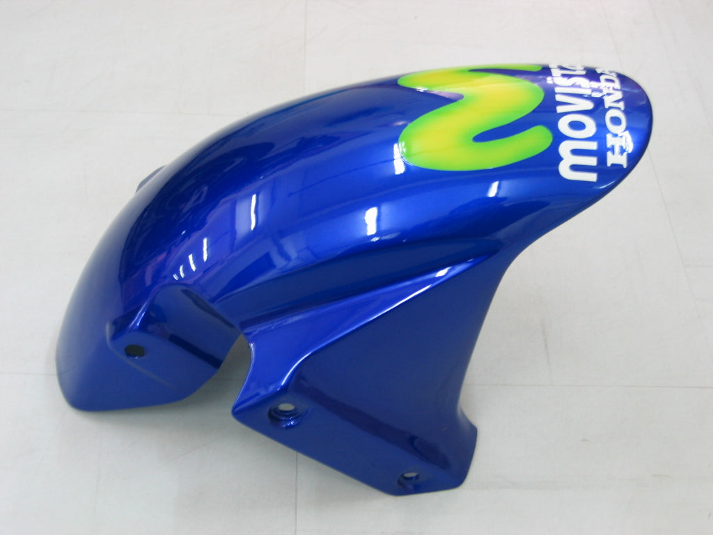 2003-2004 Honda CBR 600 RR blauw en groen Movistar Racing stroomlijnkappen algemeen