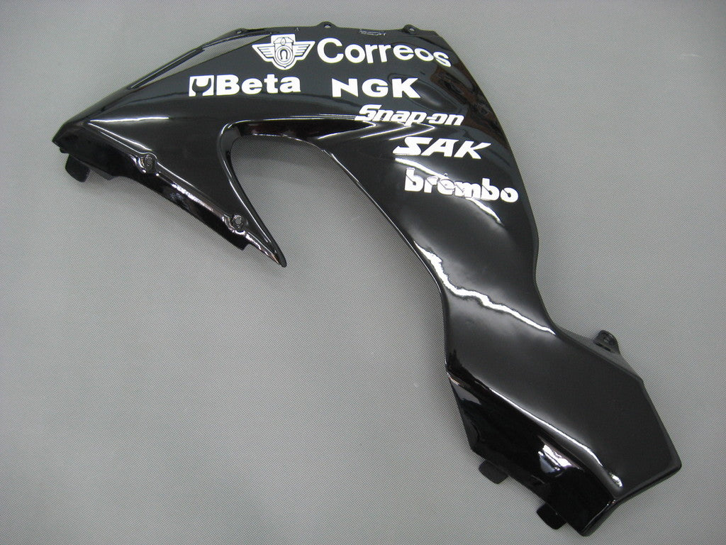 2006-2007 Kawasaki ZX 10R Amotopart Fairings Black White West Racing Customs Fairing