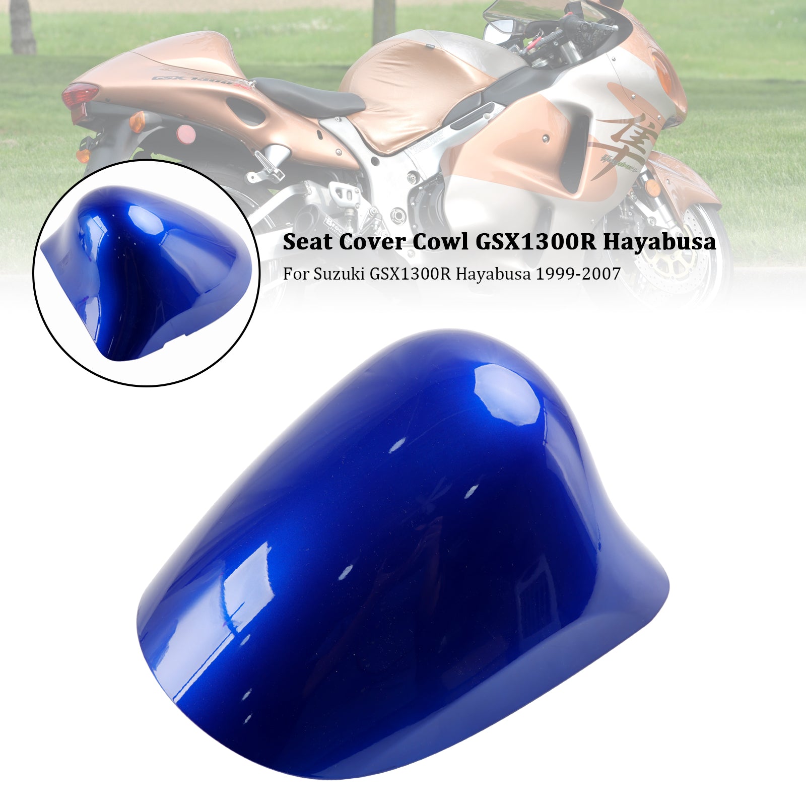 Rear Seat Fairing Cover For Suzuki GSX1300R GSX-R1300 Hayabusa 1999-2007