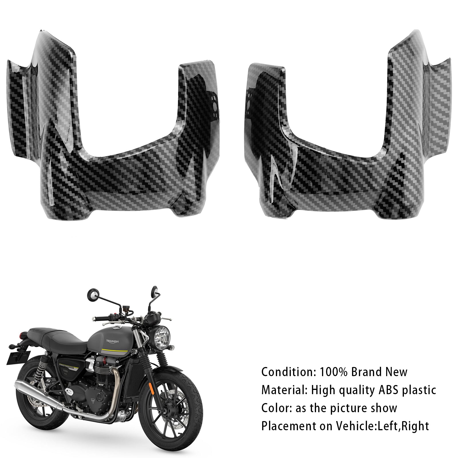 Tank Side Cover Panel Fairing Cowl For Speed Twin 900 2023-2024