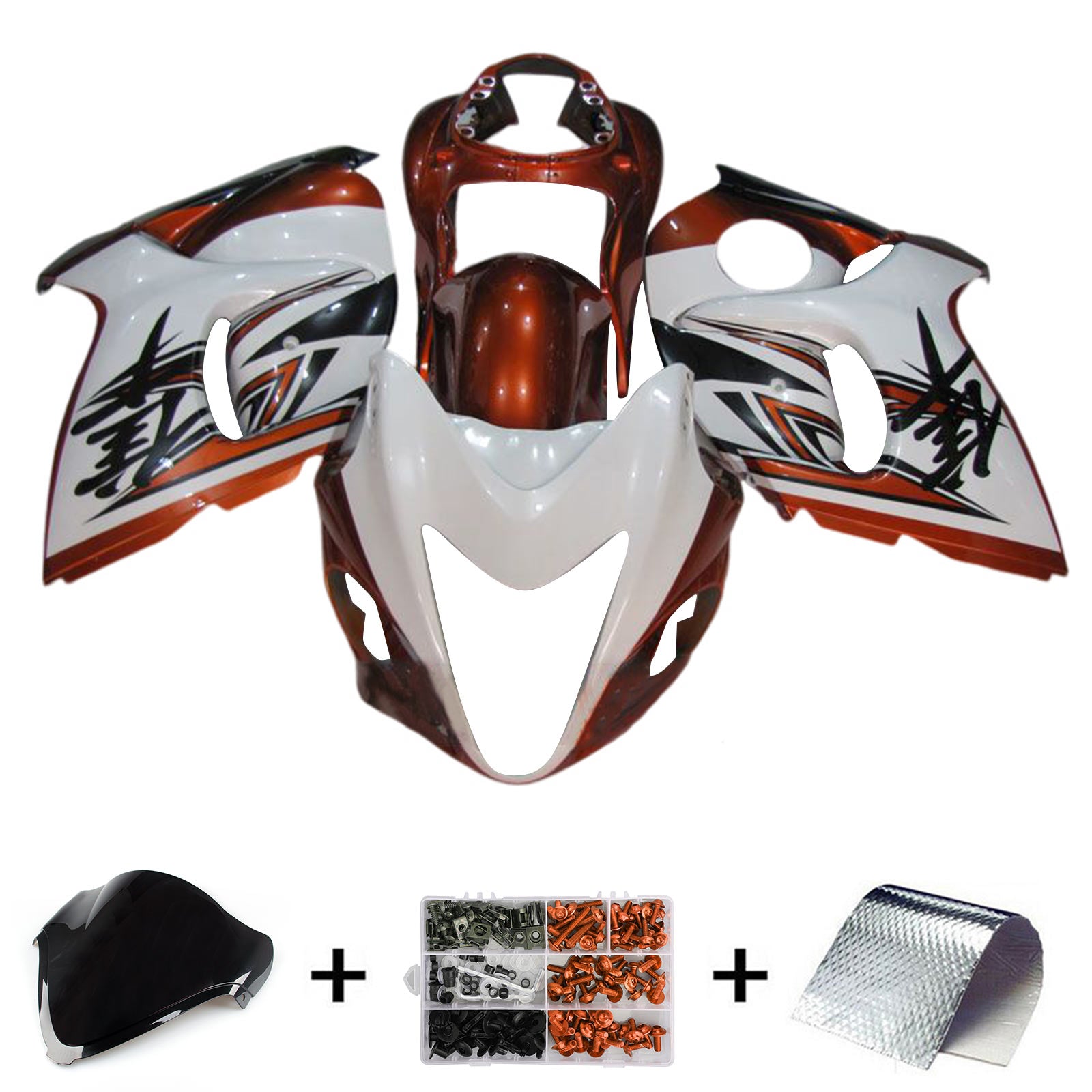 2008-2020 Suzuki Hayabusa GSX1300R Kit de carenado de inyección Carrocería Plástico ABS