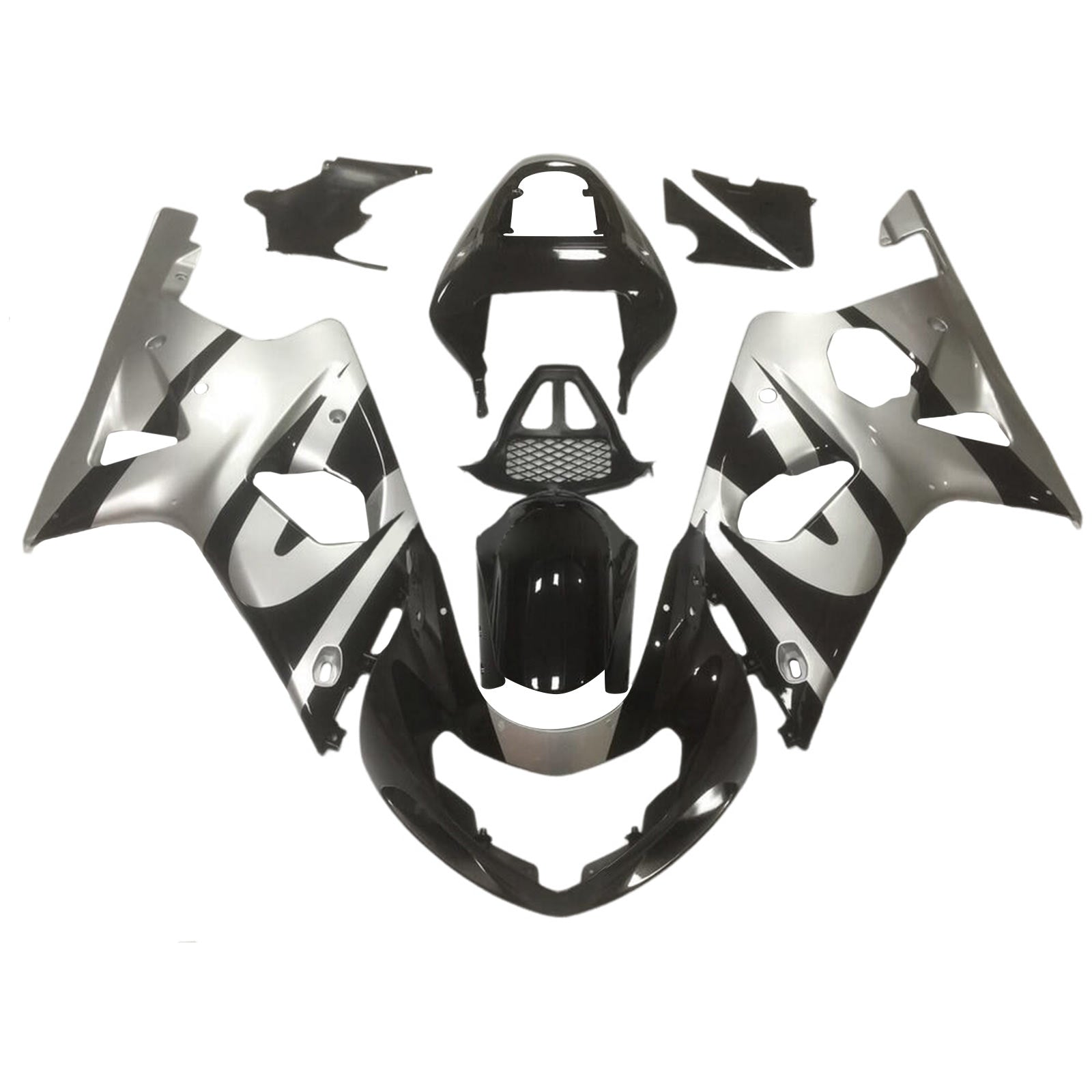 2000-2002 Suzuki gsxr1000 k1 k2 kit de carénage kit de carrosserie en plastique