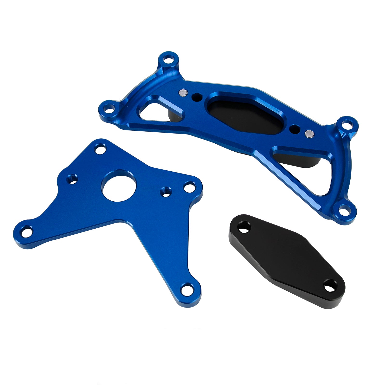 Stator Motorkap Slider Protector Cnc Blauw Voor Suzuki Gsx-S1000/Gt Katana