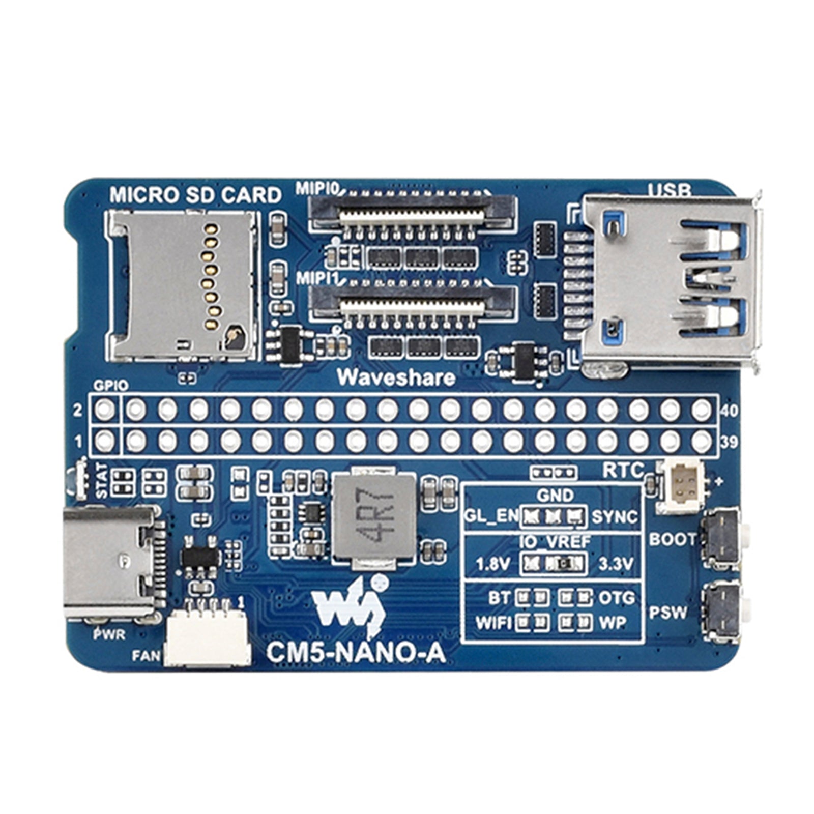 Raspberry CM5 Compute Module IO Baseboard 5 Uitbreidingskaart NANO Type A Type B
