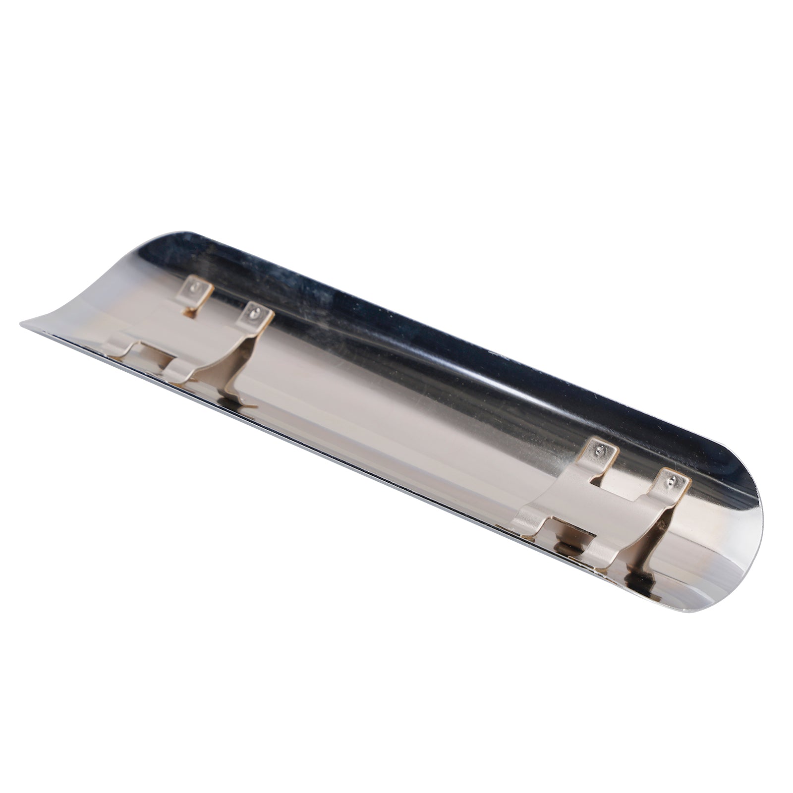 Oceľový výfukový tlmič potrubie Teplo deflektor chróm pre motocykel Secootter zatemnený