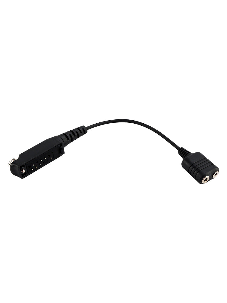 K Interface 2Pin Headset Port Converter Cable for Sepura STP8000 STP8030 STP8035