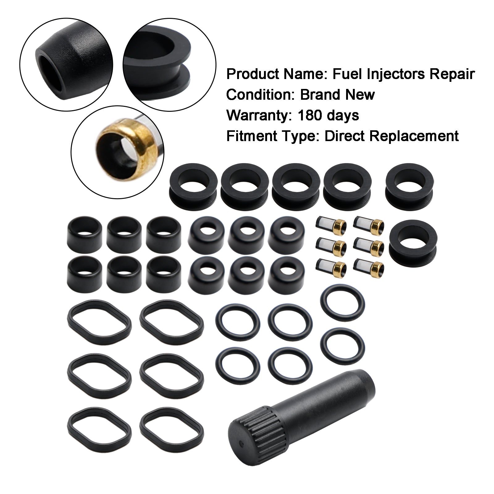 Kit de joint de réparation d'injecteur de carburant 23250 – 20030, adapté à Lexus ES300 ES330 RX330 RX400H