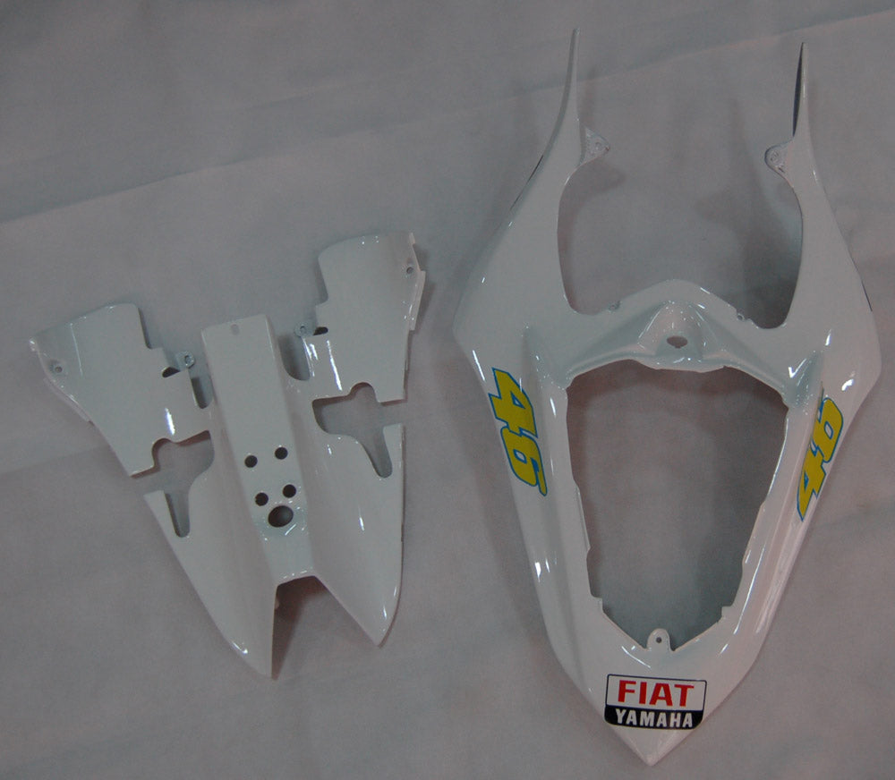 2007-2008 Yamaha YZF-R1 Negro Blanco FIAT Racing Carenados Genérico