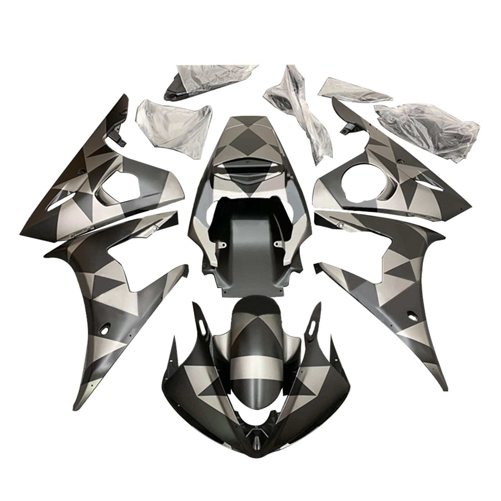 2003-2004 Yamaha YZF 600 R6 2006-2009 R6S Fairing Kit karosseri