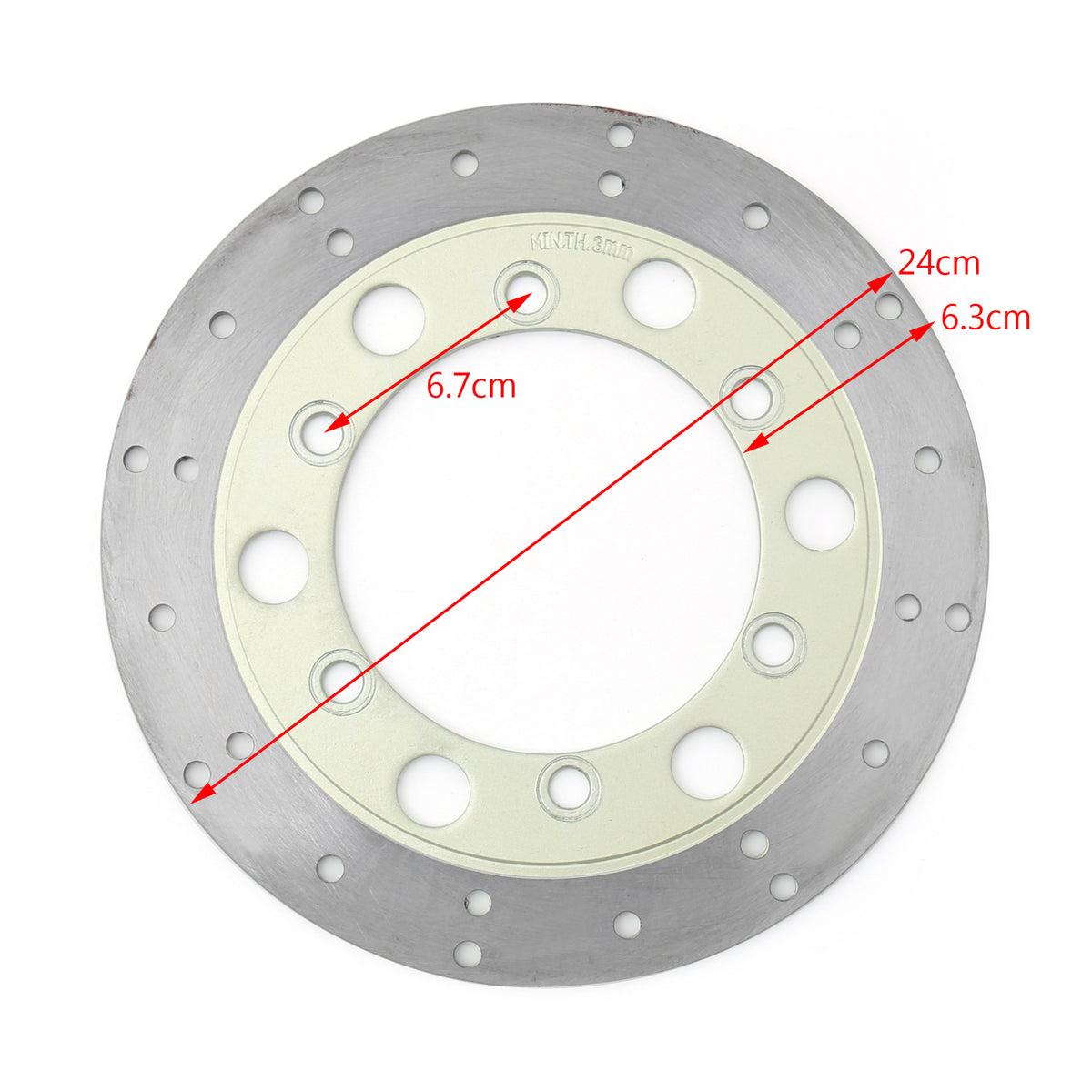 1995-2000 Honda CA125 S/T/V/W/X Rebel Rear Brake Rotor Disc Generic