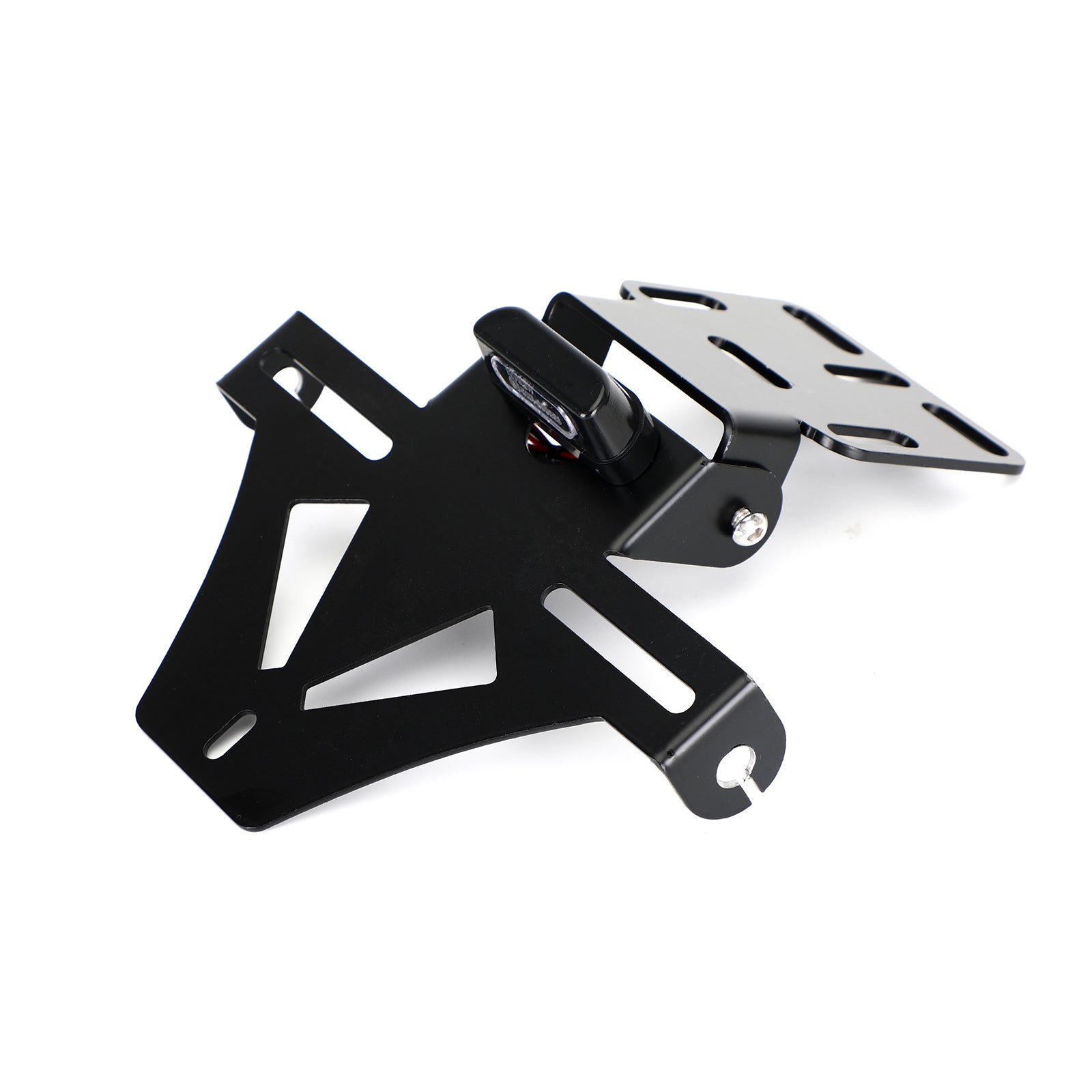 Universal Motorcycle Adjustable Angle License Number Plate Frame Holder Bracket