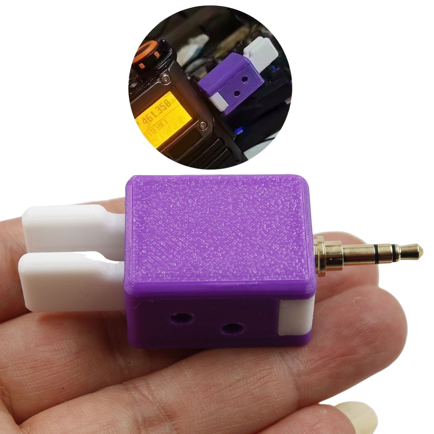 For Quansheng K5/K6 Walkie Talkie CW Electric Key Double Paddle Automatic Key