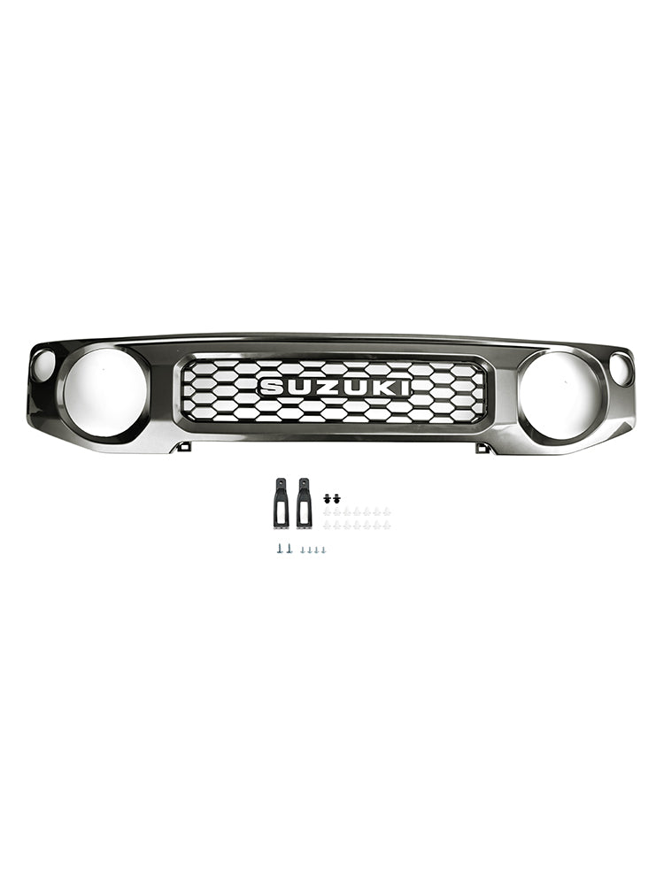 2019-2023 Suzuki Jimny JB74 Grille de pare-chocs avant en nid d'abeille Gris