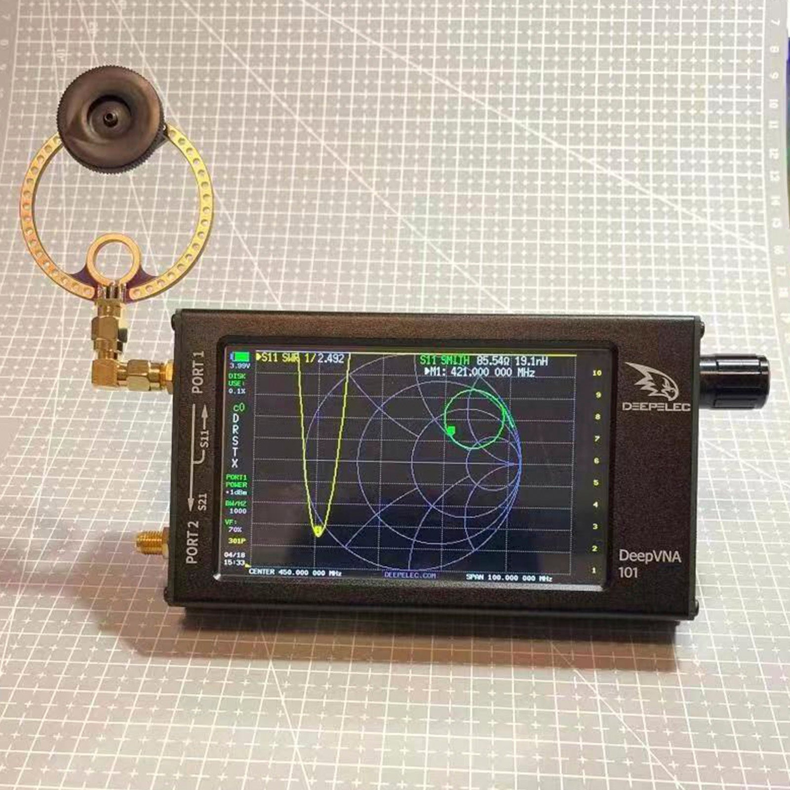 2x Donut VHF UHF FM Mini Loop Antenna for HFDY Malahiteam DSP DSP2 Radio Receiver