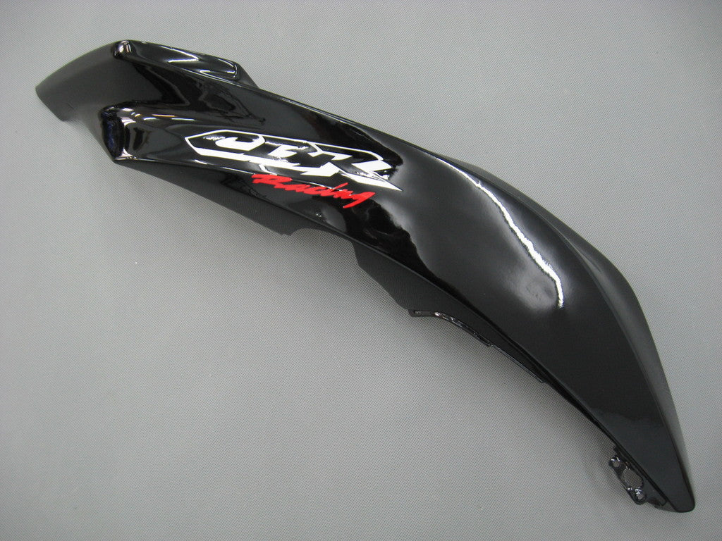 2007-2008 Honda CBR600 RR Amotopart Kit de carénage d'injection carrosserie plastique noir ABS #7