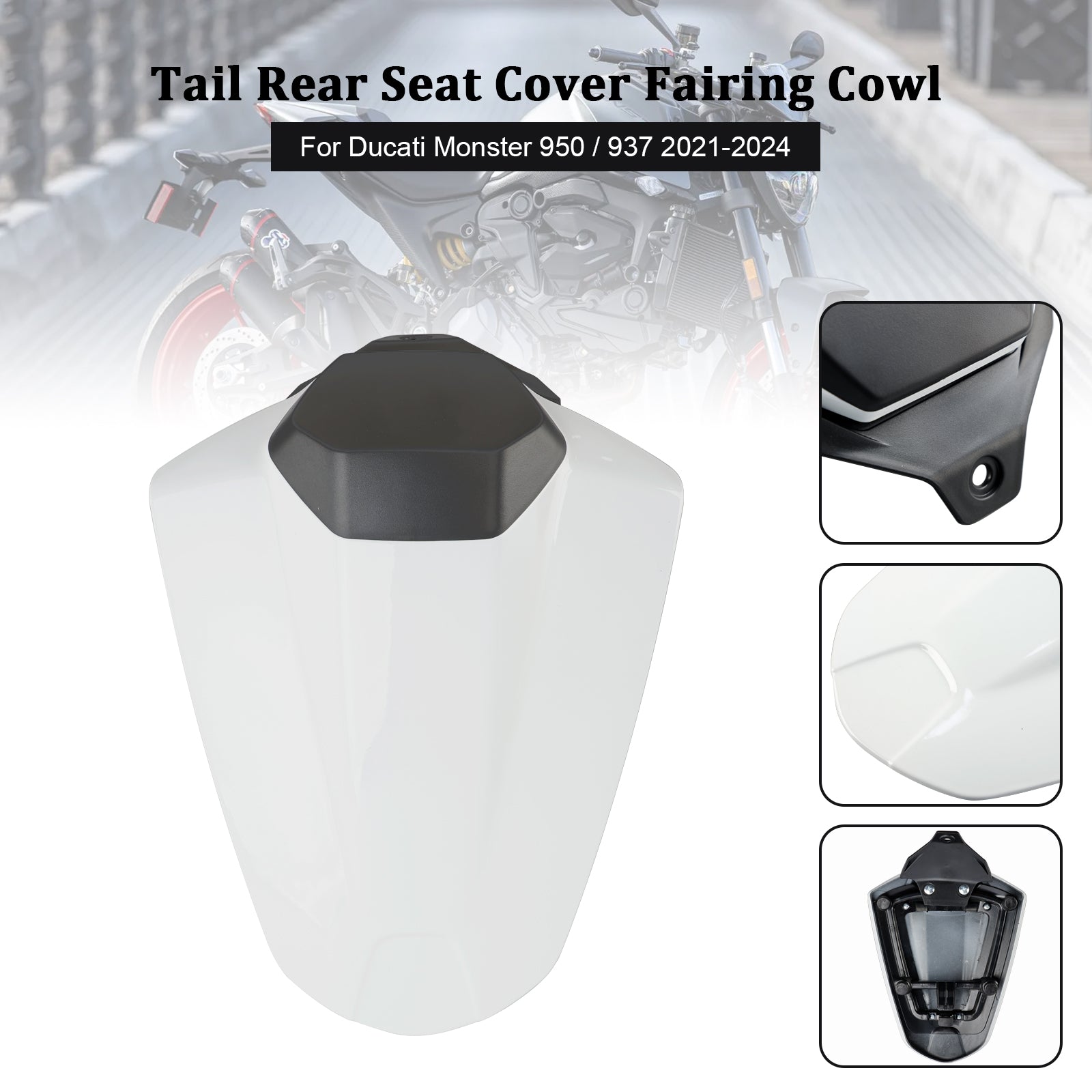 2021-2024 Ducati Monster 950 937 Tail Rear Seat Cover Fairing Cowl