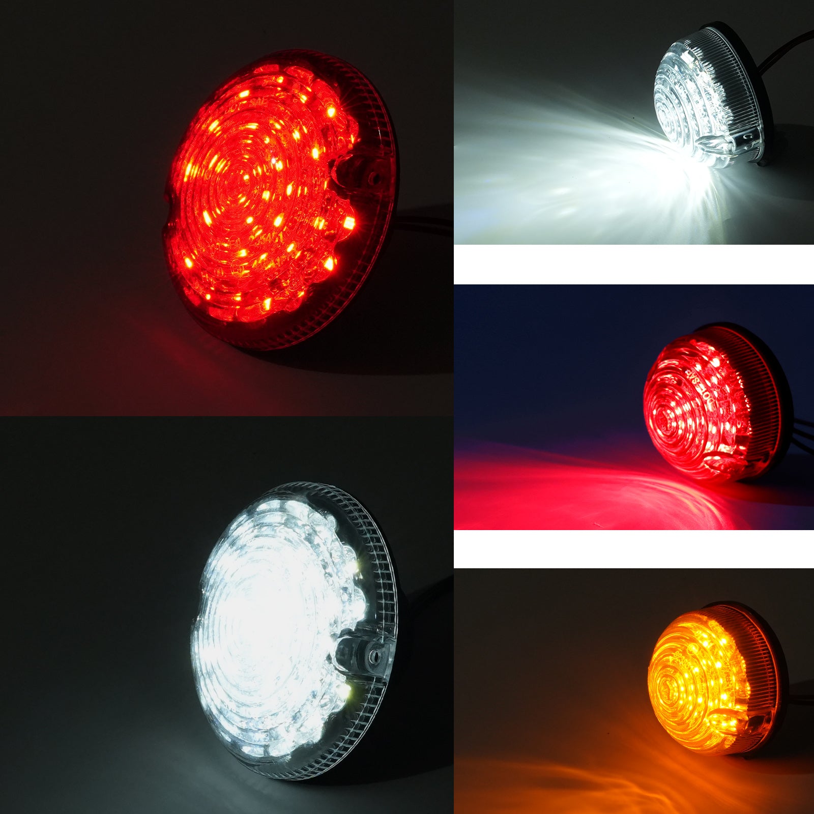 10PCS Color LED DRL Driving Daytime Fog Tail Lights Kit for Land Rover Defender